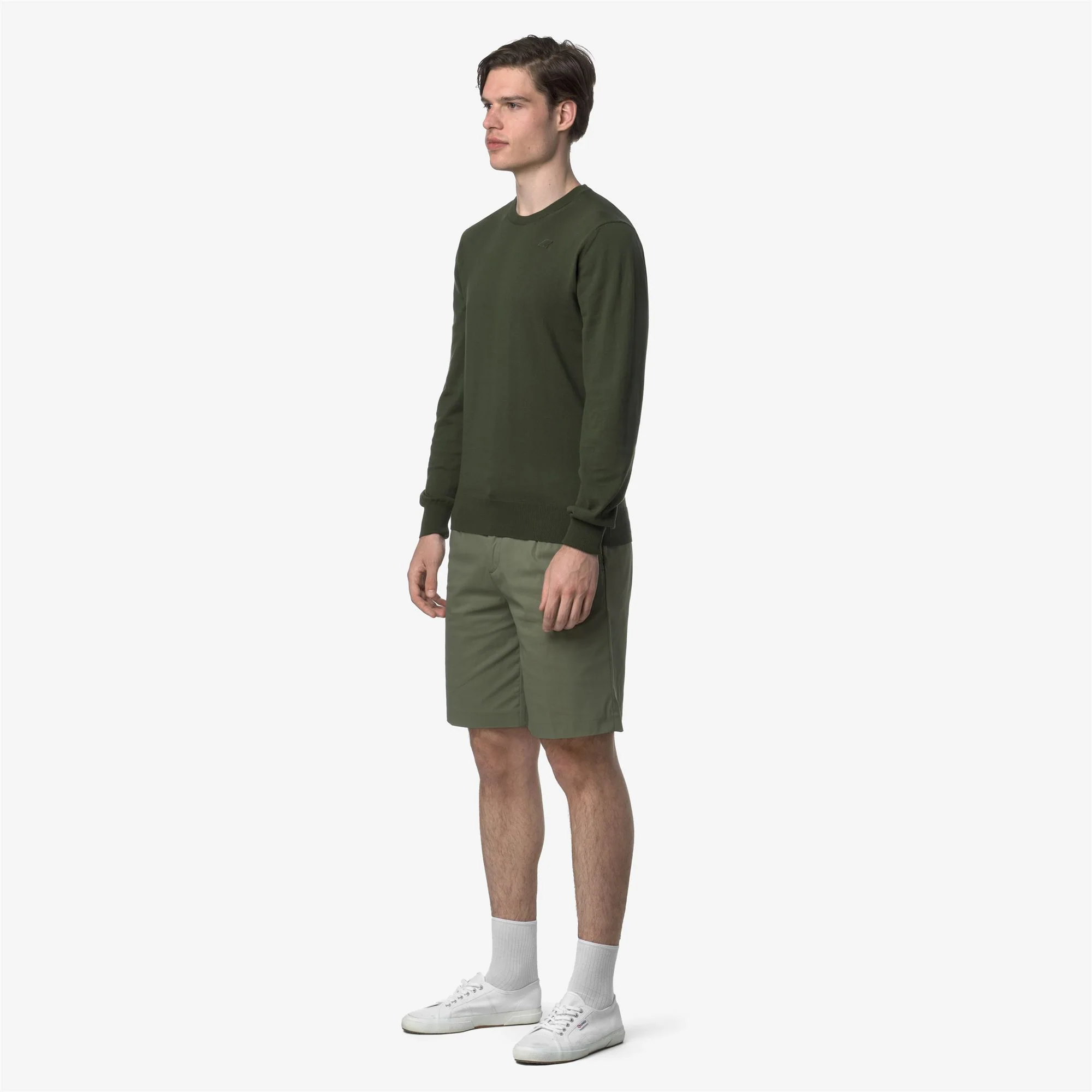 SEVERE TWILL TECH - Shorts - CHINO - Man - GREEN LICHEN - Image 4
