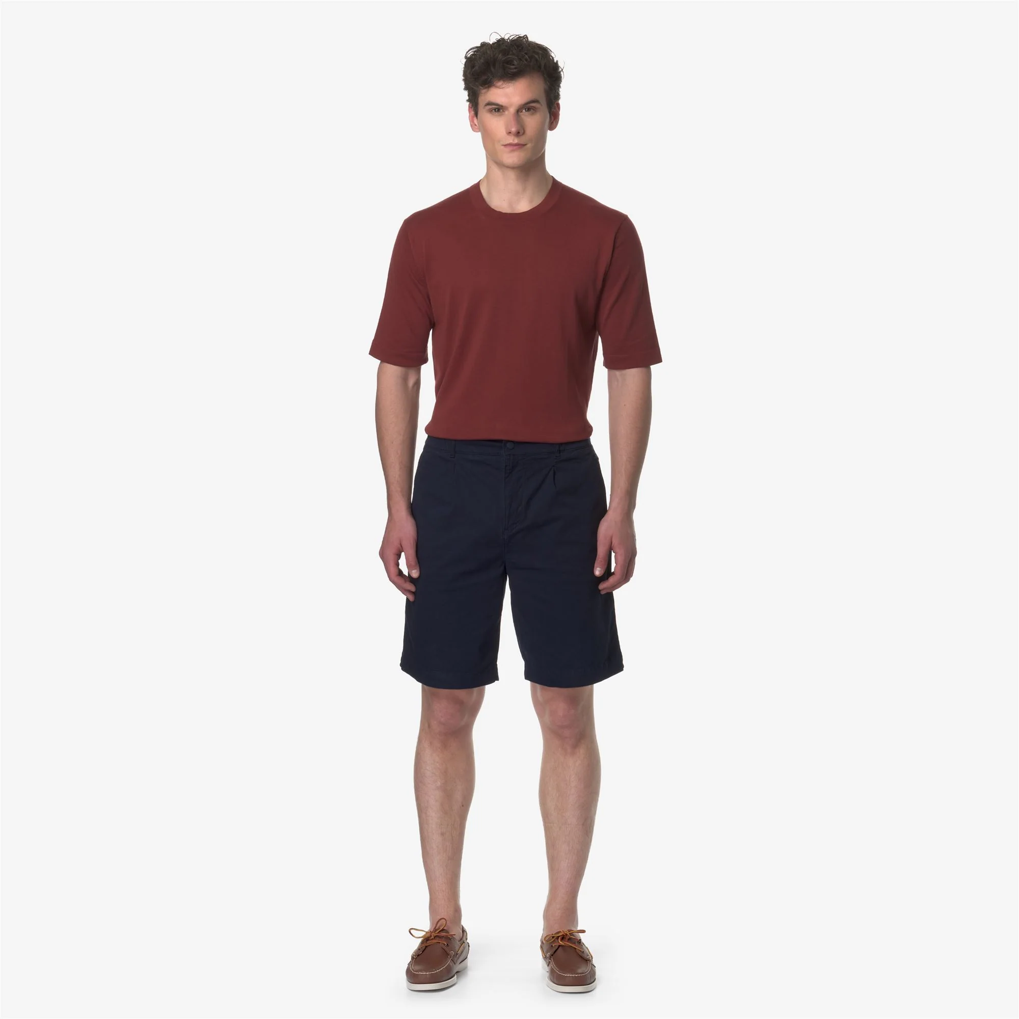 THEON - Shorts - CHINO - Man - BLUE DEPTH - Image 3
