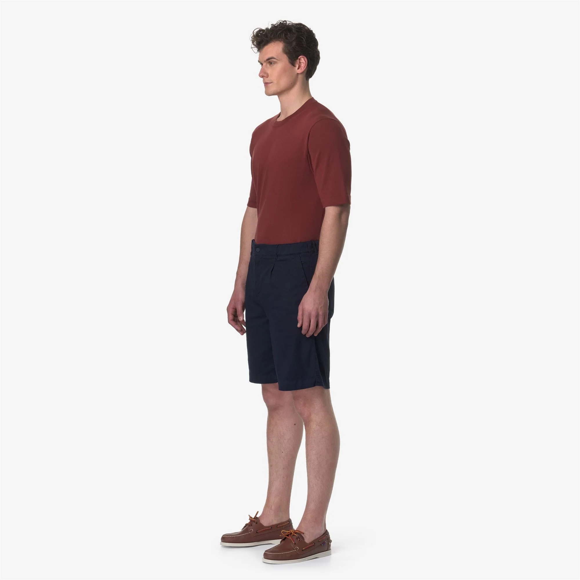 THEON - Shorts - CHINO - Man - BLUE DEPTH - Image 4
