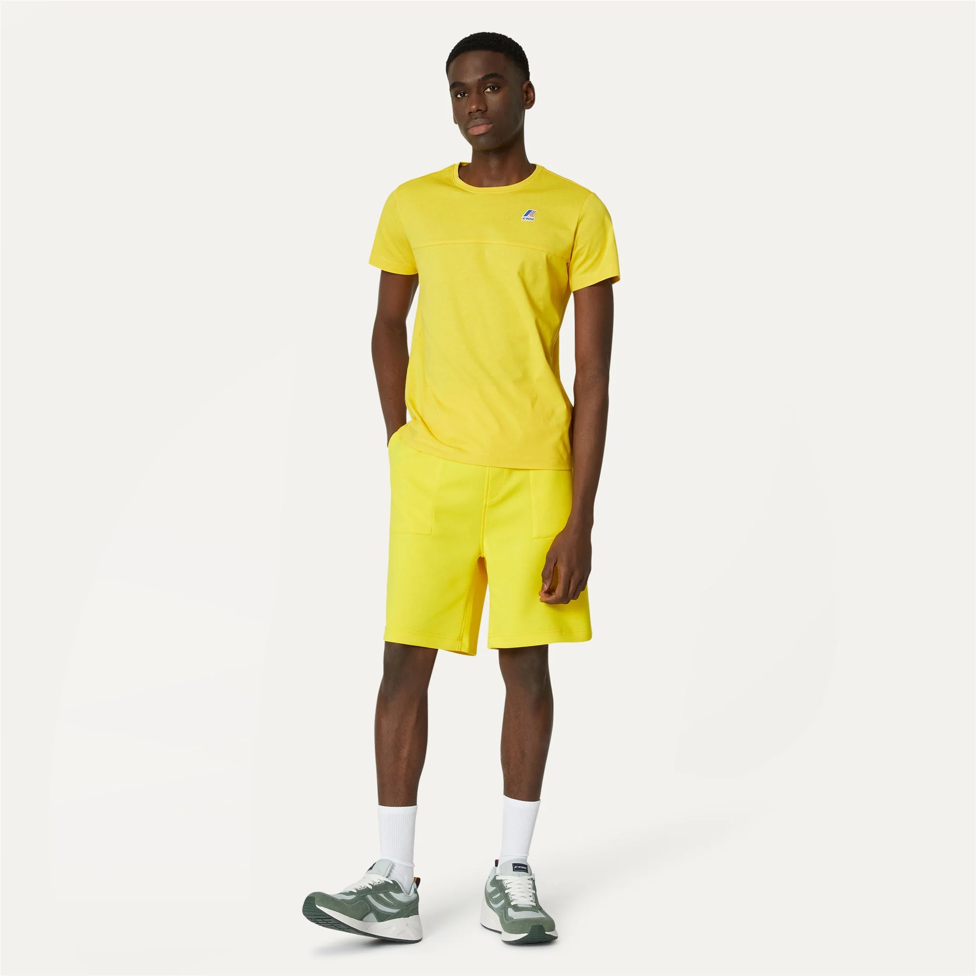 THEOTIME LIGHT SPACER - Shorts - Sport  Shorts - Man - YELLOW SUNSTRUCK - Image 3