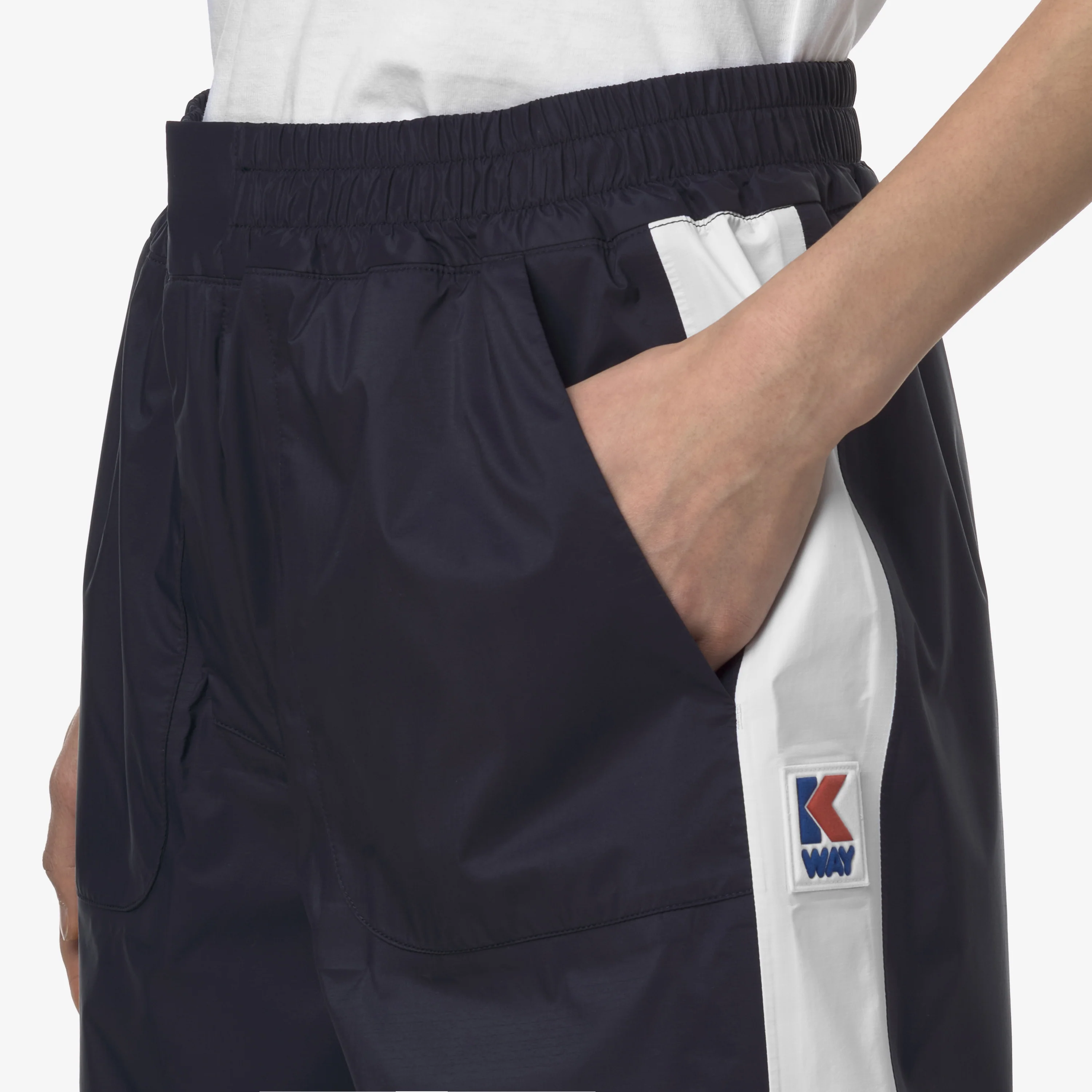 7002 BERMUDA - Shorts - Sport  Shorts - Unisex - BLUE WHITE - Image 4