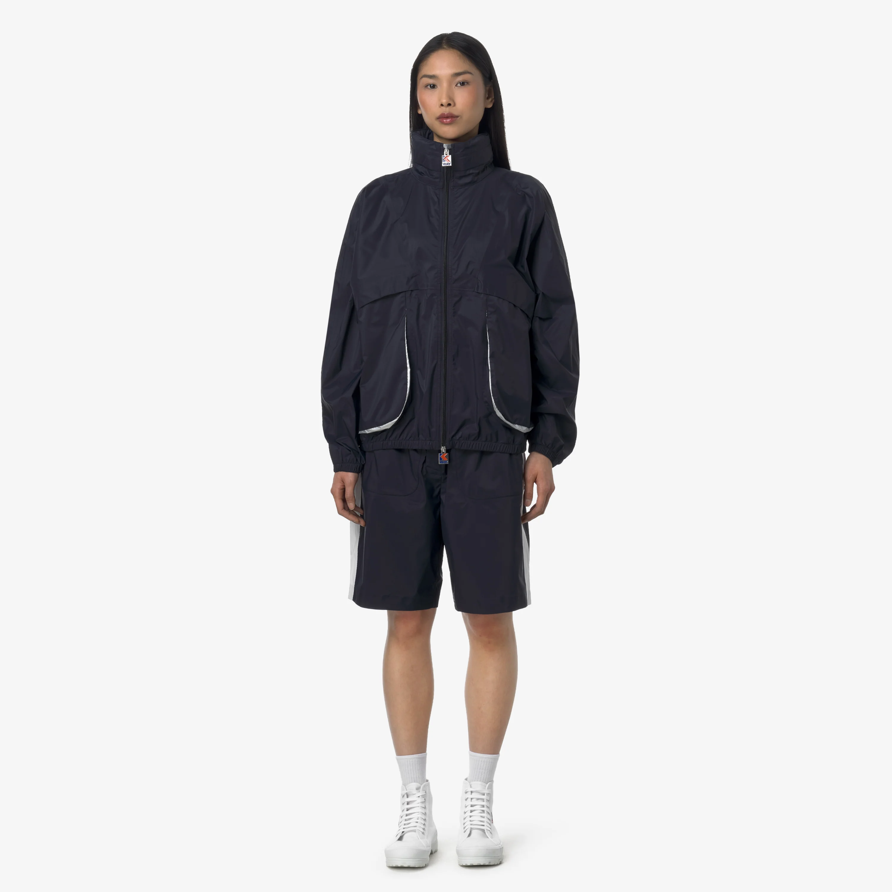 7002 BERMUDA - Shorts - Sport  Shorts - Unisex - BLUE WHITE - Image 5