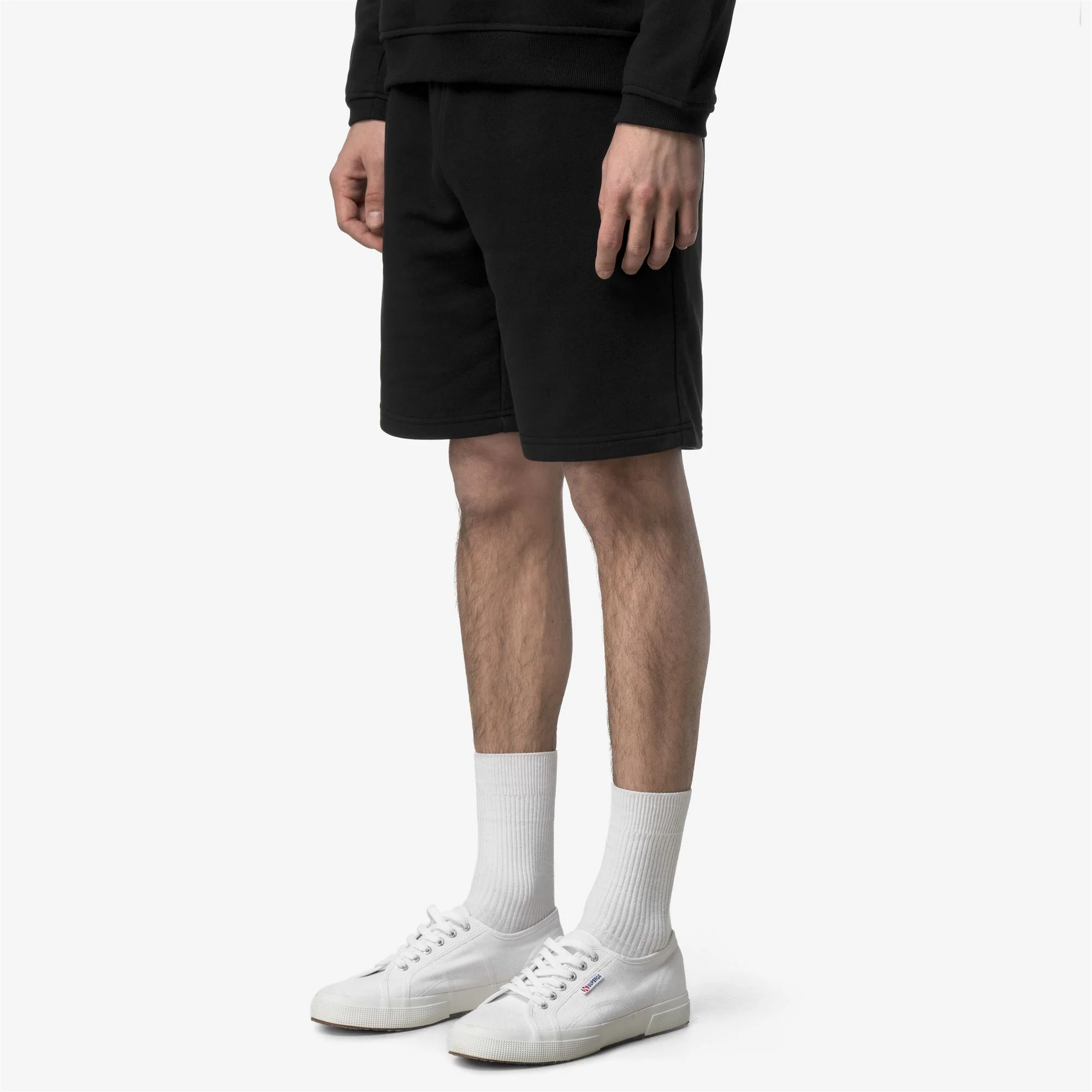 CASIMIR POLY COTTON - Shorts - Sport  Shorts - Unisex - BLACK PURE - Image 4