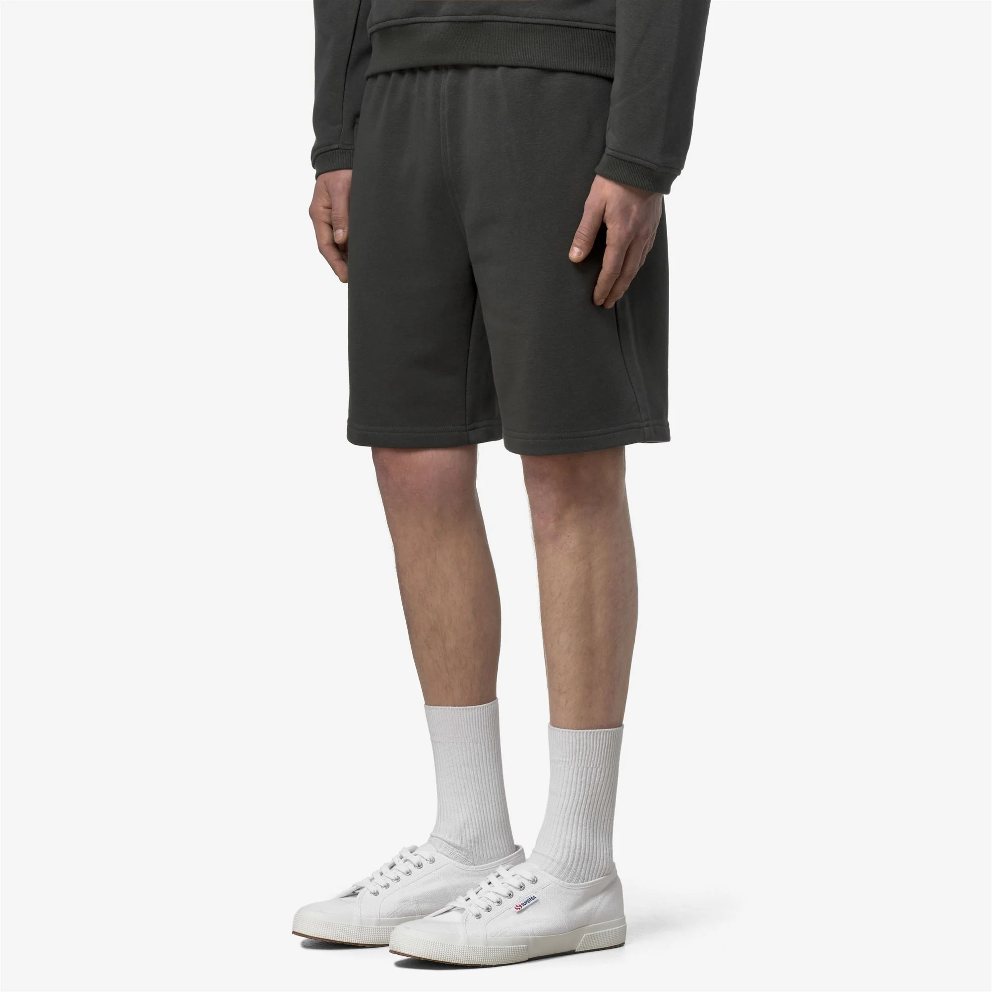 CASIMIR POLY COTTON - Shorts - Sport  Shorts - Unisex - GREEN BLACKISH - Image 4
