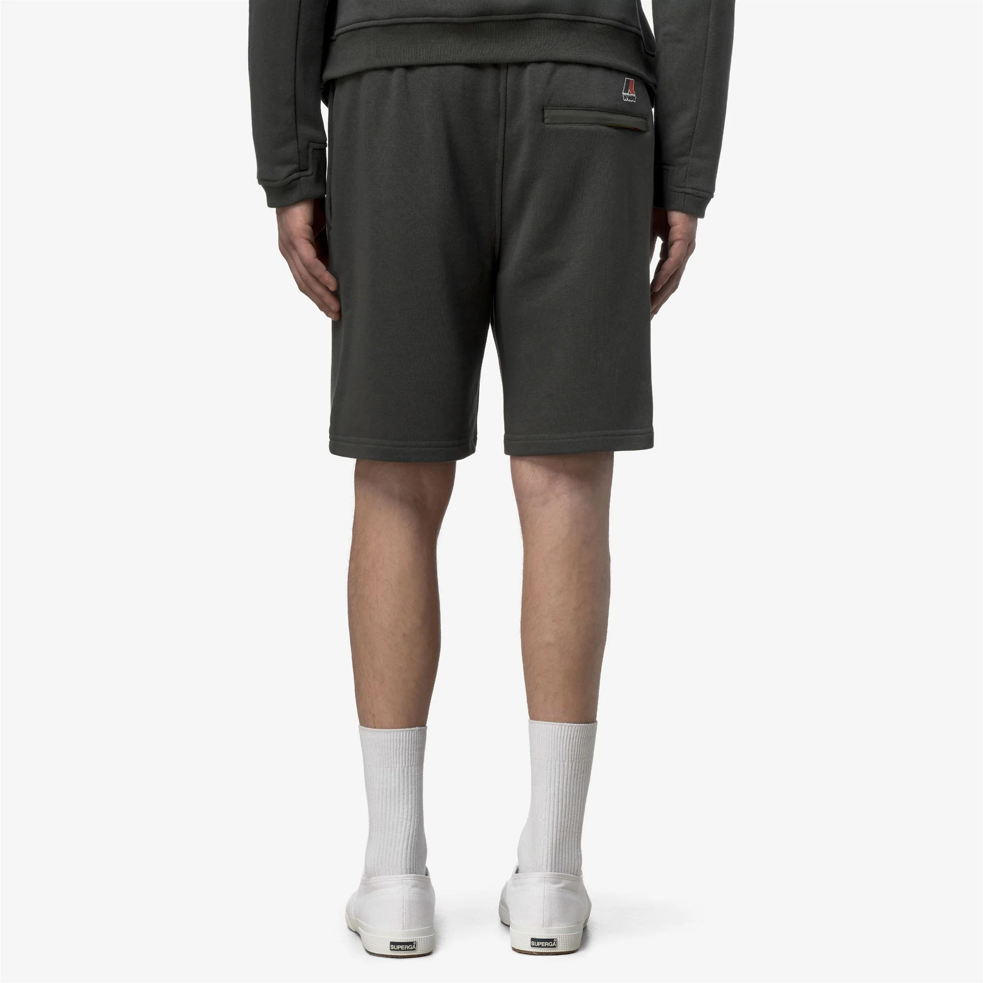 CASIMIR POLY COTTON - Shorts - Sport  Shorts - Unisex - GREEN BLACKISH - Image 5
