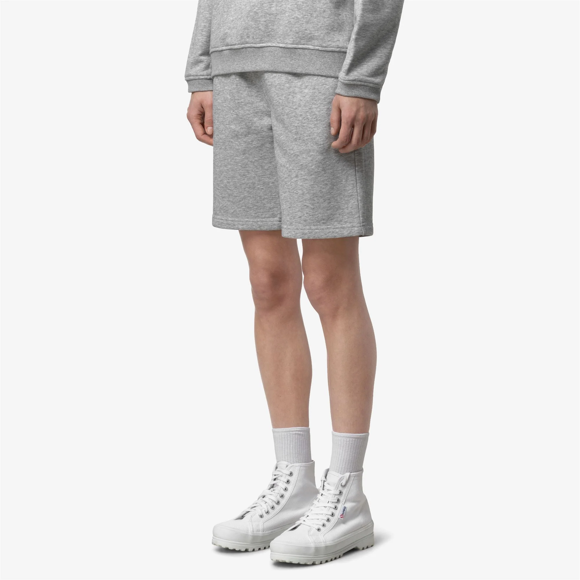 CASIMIR POLY COTTON - Shorts - Sport  Shorts - Unisex - GREY MEL - Image 4