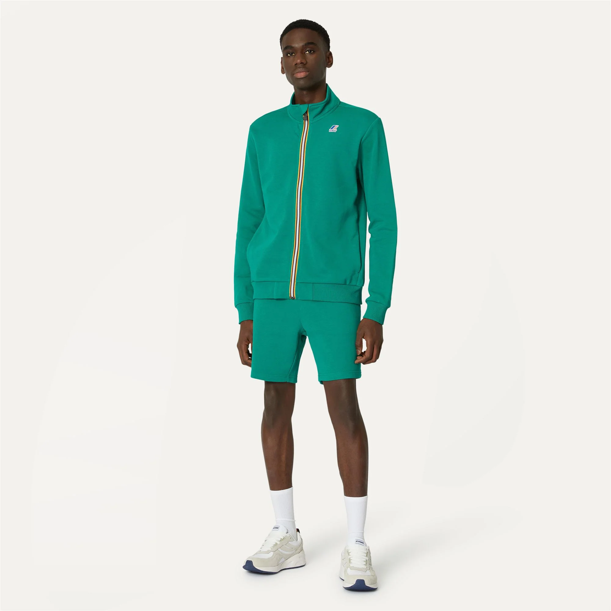 LE VRAI DORIAN POLY COTTON - Shorts - Sport  Shorts - Unisex - GREEN - Image 3
