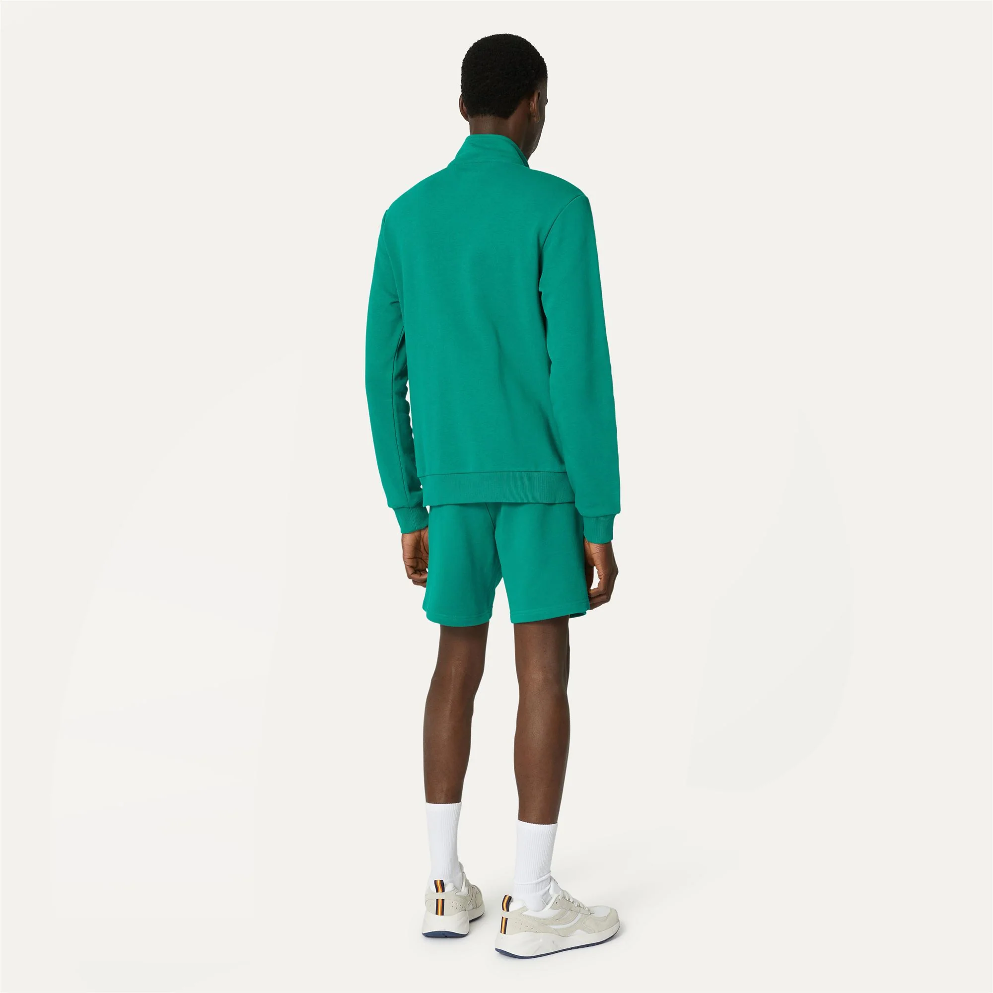 LE VRAI DORIAN POLY COTTON - Shorts - Sport  Shorts - Unisex - GREEN - Image 5