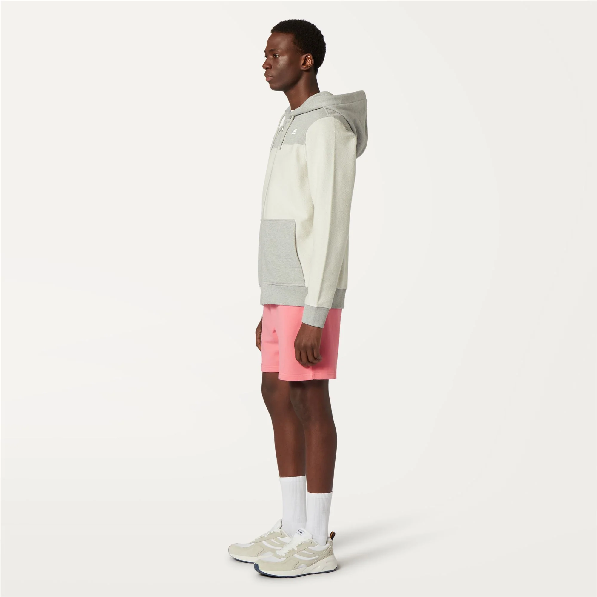 LE VRAI DORIAN POLY COTTON - Shorts - Sport  Shorts - Unisex - PINK MD - Image 4