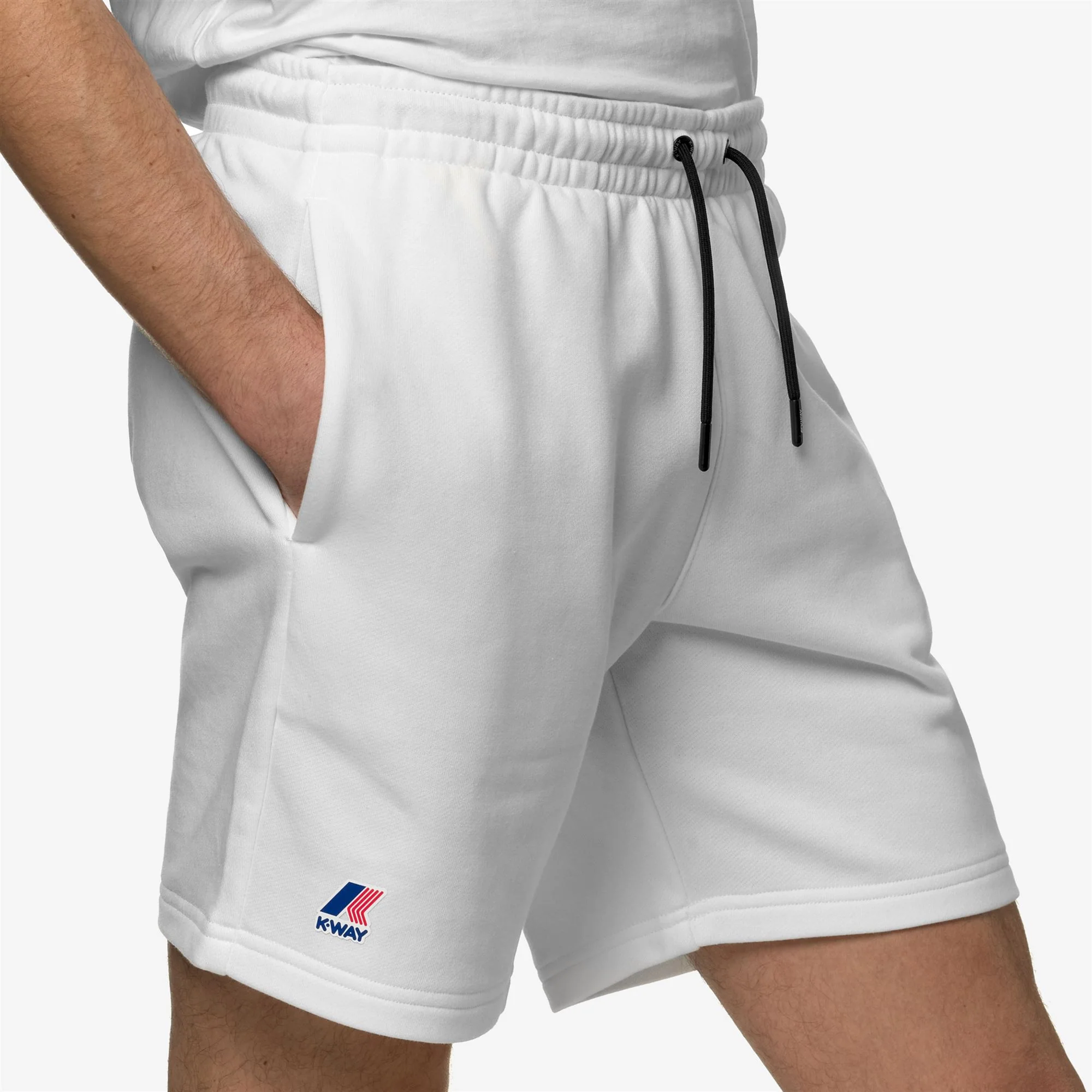 LE VRAI DORIAN POLY COTTON - Shorts - Sport Shorts - Unisex - WHITE - Image 2