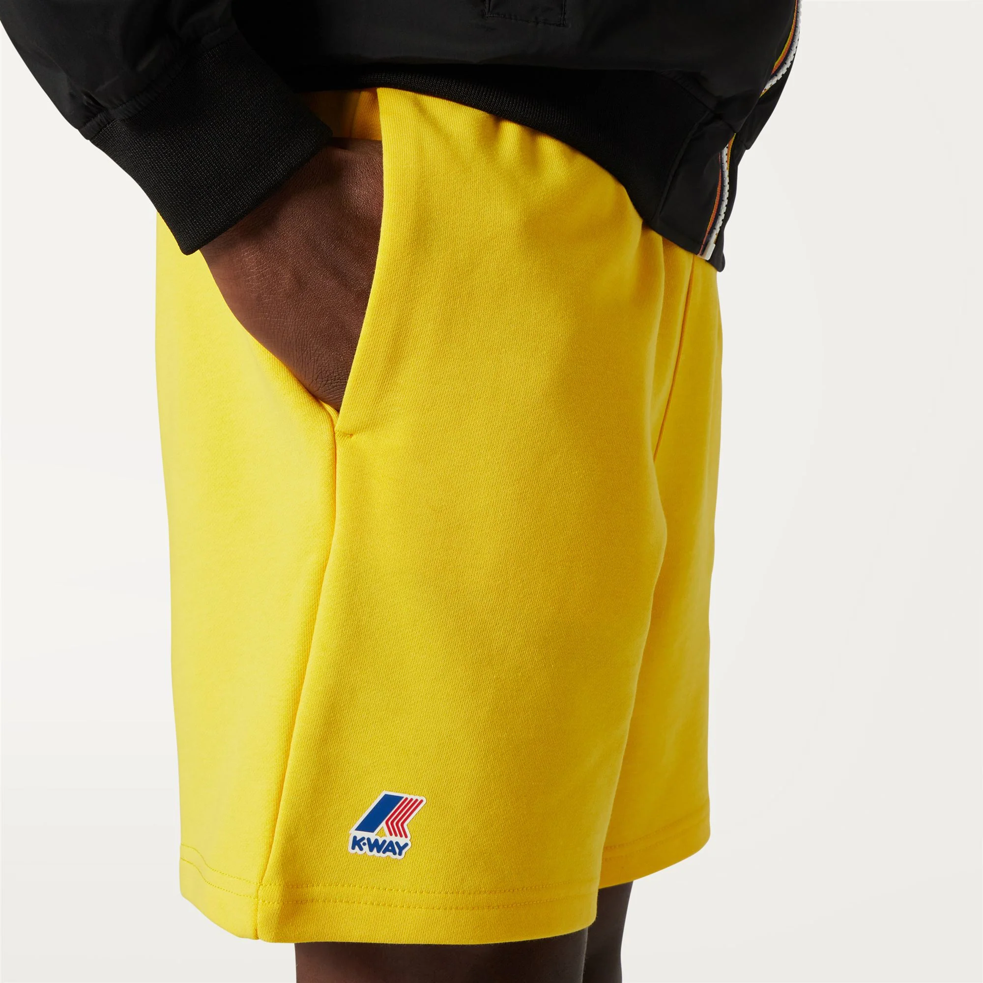 LE VRAI DORIAN POLY COTTON - Shorts - Sport  Shorts - Unisex - YELLOW DK - Image 2