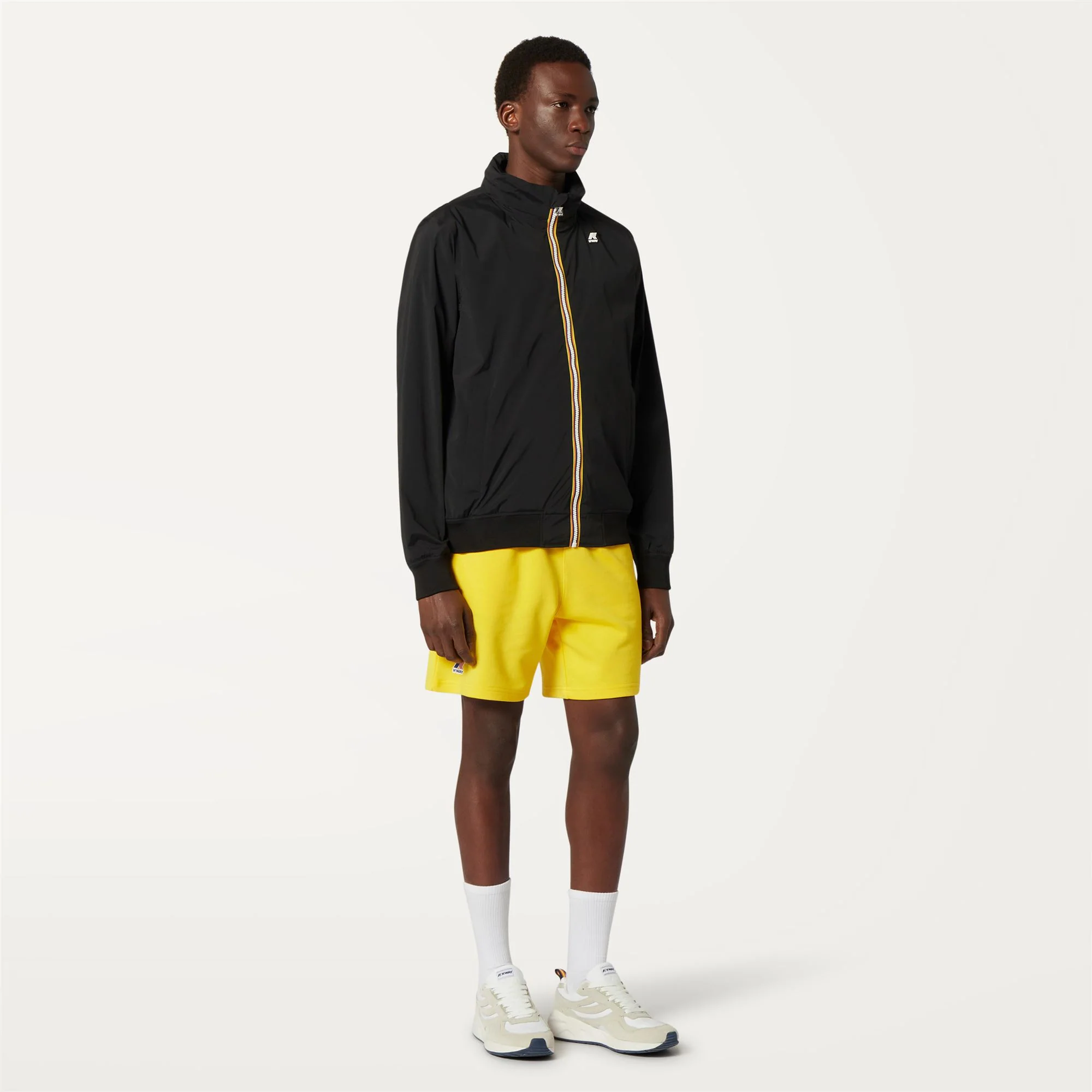 LE VRAI DORIAN POLY COTTON - Shorts - Sport  Shorts - Unisex - YELLOW DK - Image 3