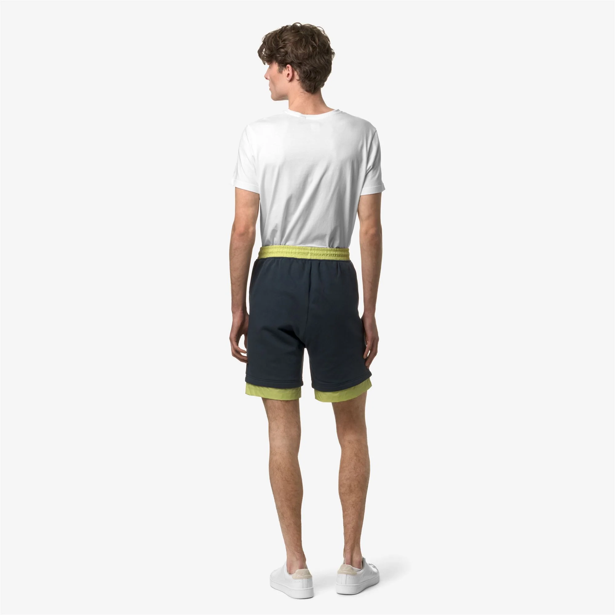 LE VRAI NESTOR NYLON PC - Shorts - Sport  Shorts - Unisex - BLUE DEPTH-GREEN CELERY - Image 5