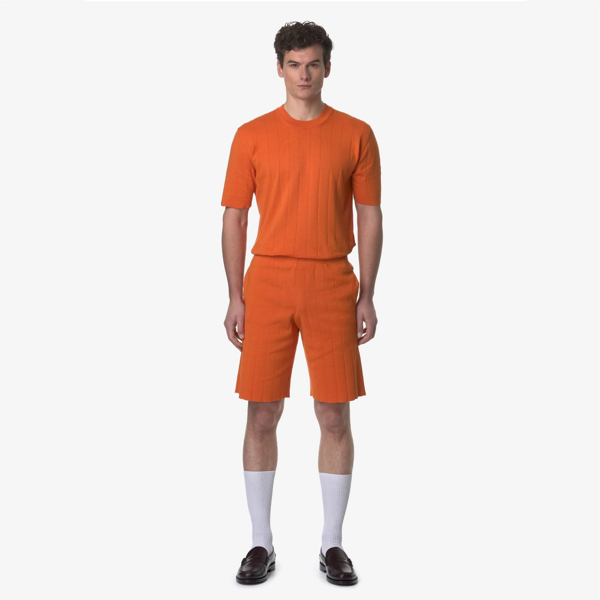 LEOBEN KNITTED - Shorts - Sport  Shorts - Unisex - ORANGE - Image 3