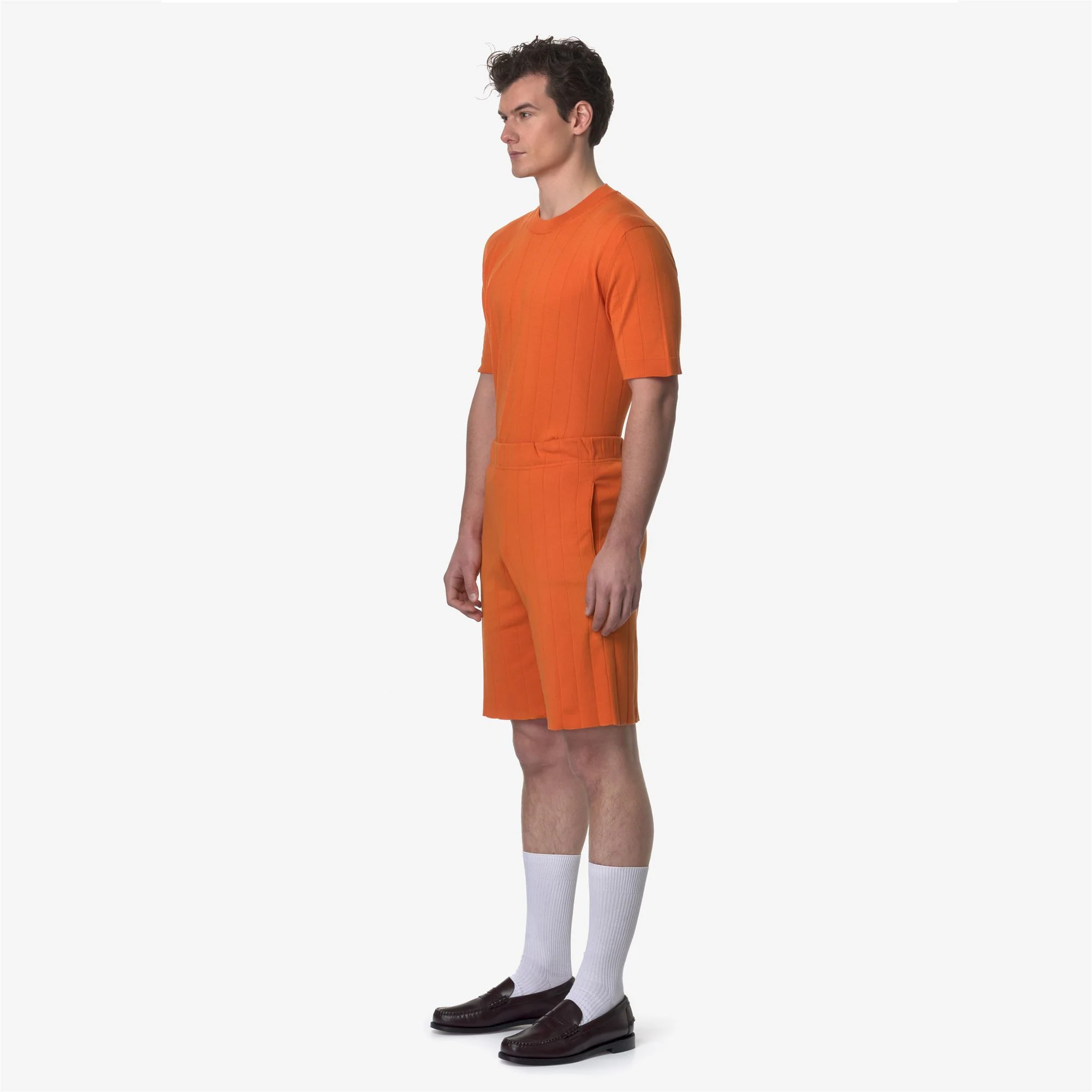 LEOBEN KNITTED - Shorts - Sport  Shorts - Unisex - ORANGE - Image 4
