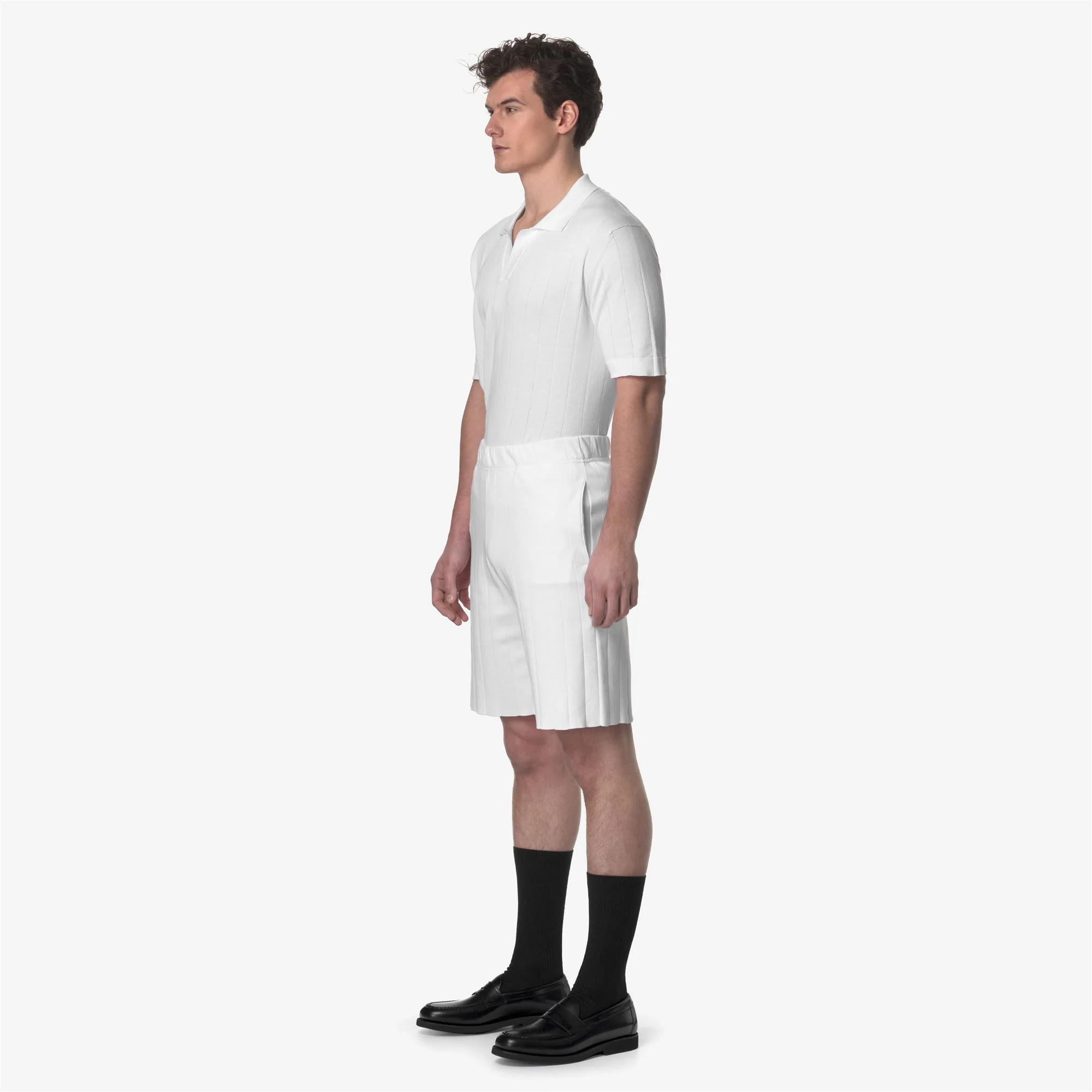 LEOBEN KNITTED - Shorts - Sport  Shorts - Unisex - WHITE - Image 4