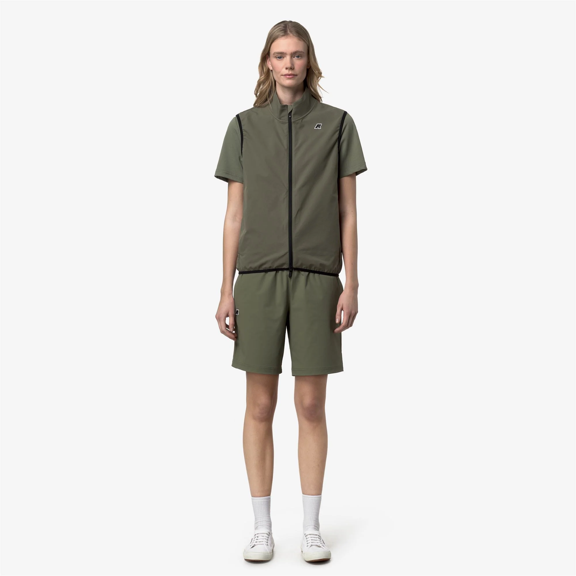 NESILIER TRAVEL - Shorts - Sport  Shorts - Unisex - GREEN LICHEN - Image 4