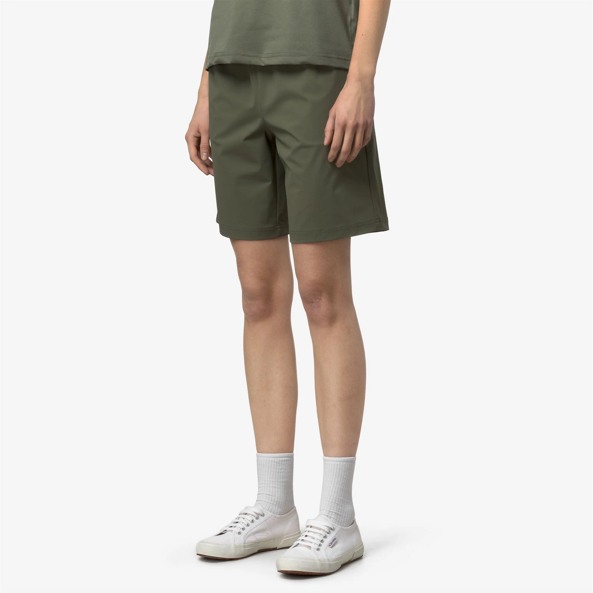 NESILIER TRAVEL - Shorts - Sport  Shorts - Unisex - GREEN LICHEN - Image 5