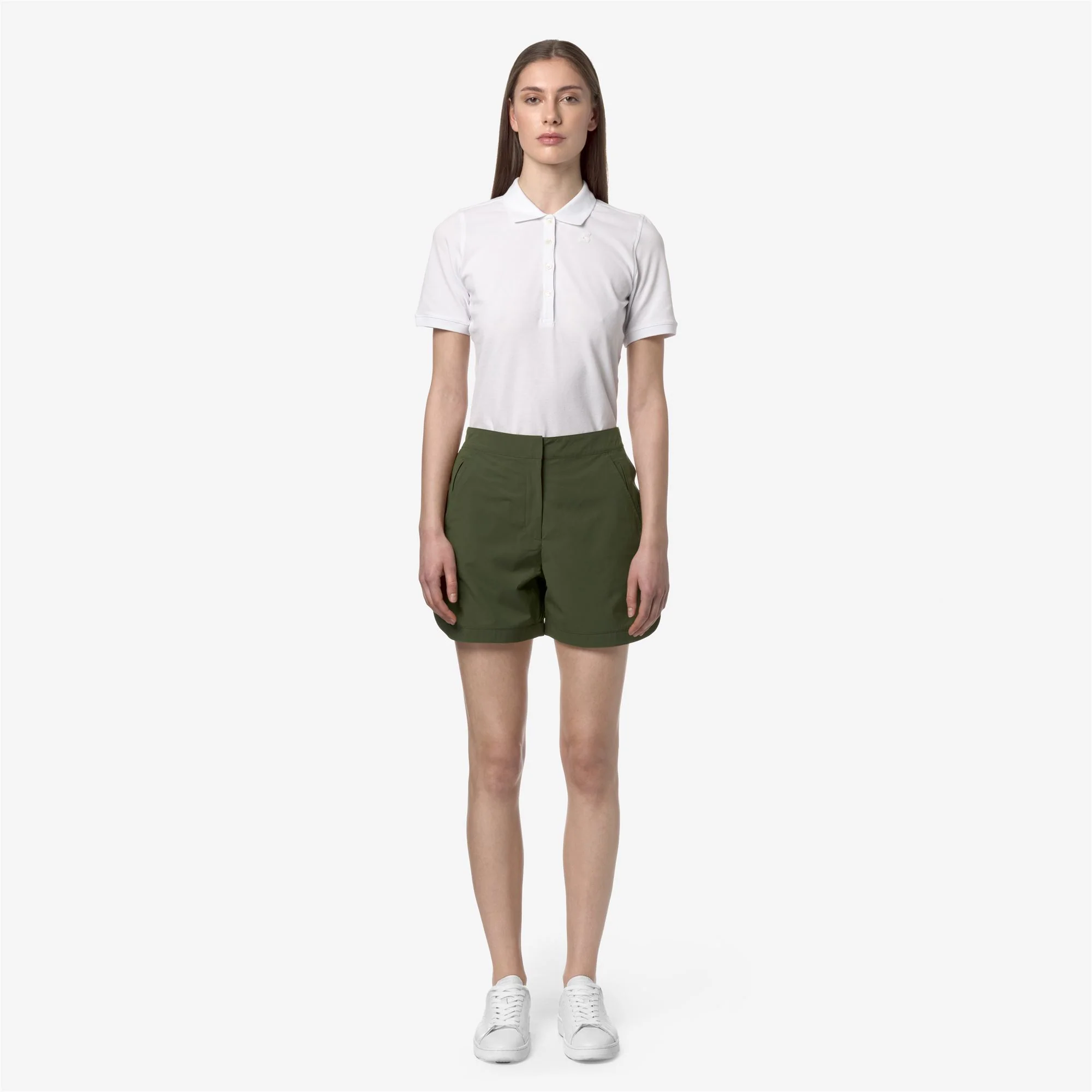 ANNISE - Shorts - Sport  Shorts - Woman - GREEN CYPRESS - Image 4