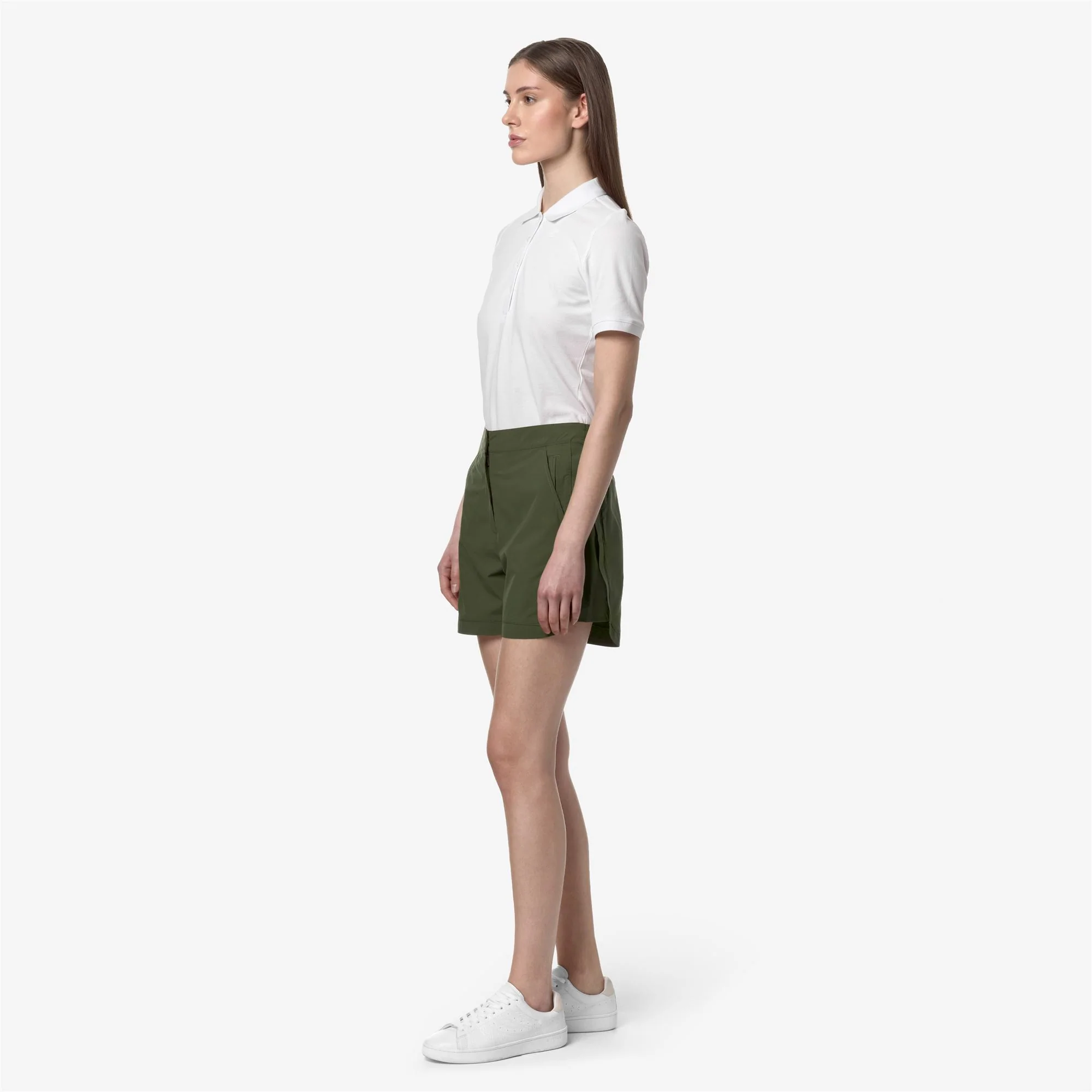 ANNISE - Shorts - Sport  Shorts - Woman - GREEN CYPRESS - Image 5