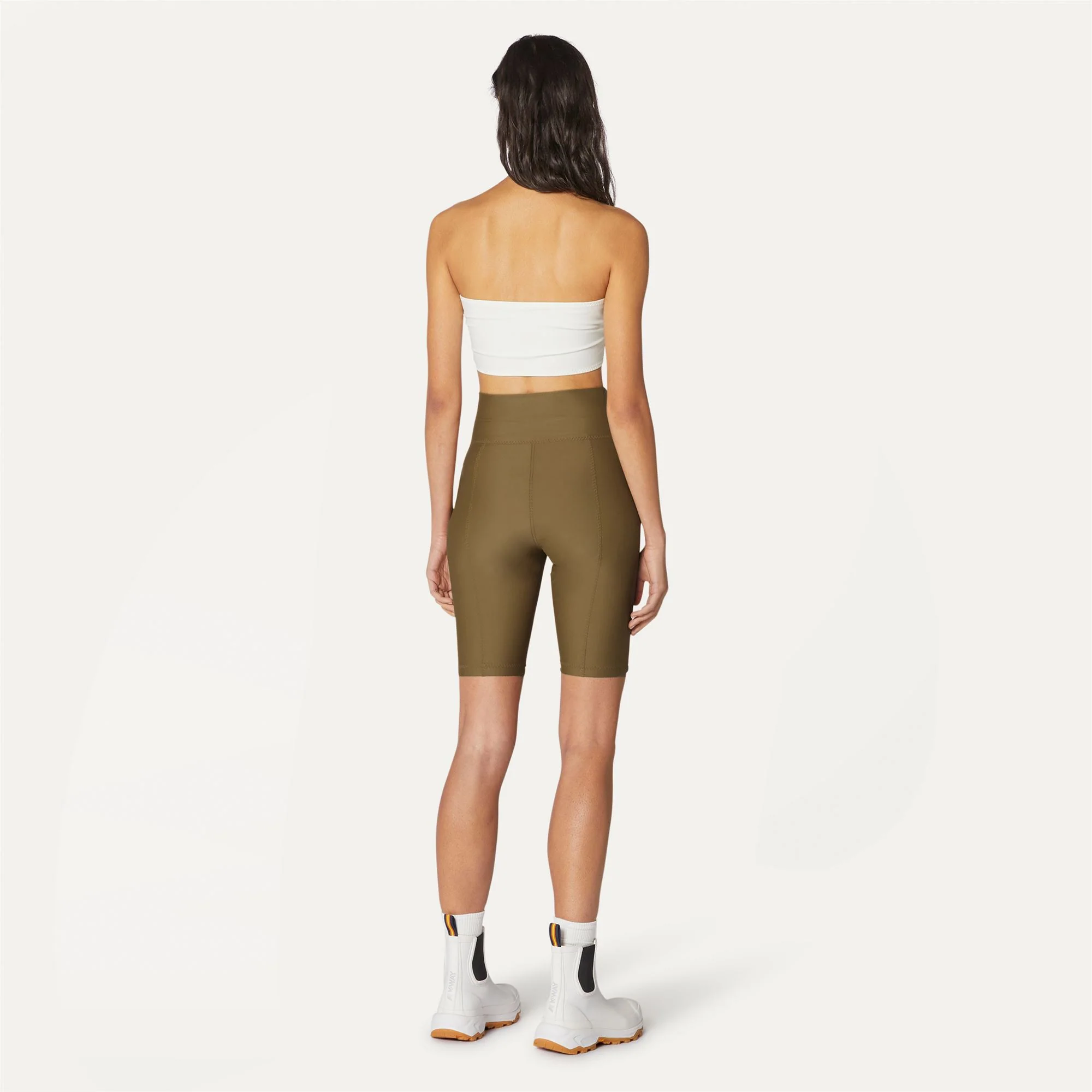 CYCLEL - Shorts - Sport  Shorts - Woman - BROWN PLANTATION-WHITE NATURAL - Image 5