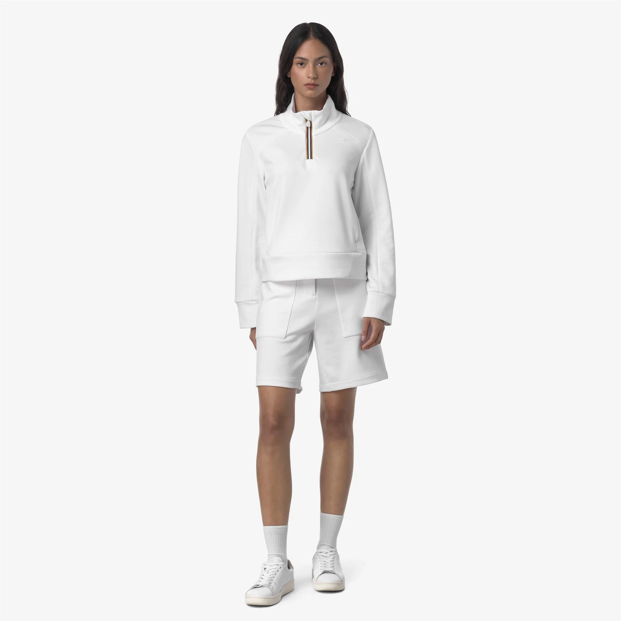 JELENE LIGHT SPACER - Shorts - FATIGUE - Woman - WHITE - Image 3
