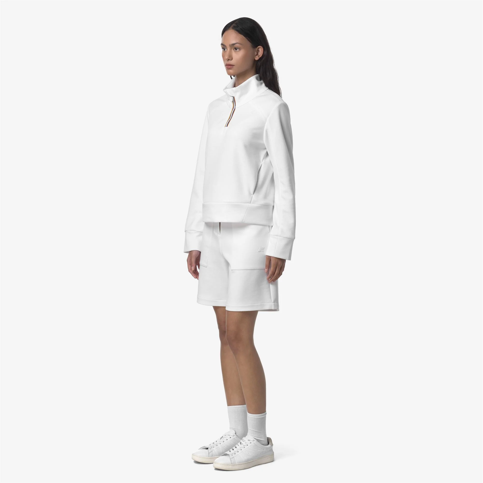 JELENE LIGHT SPACER - Shorts - FATIGUE - Woman - WHITE - Image 4