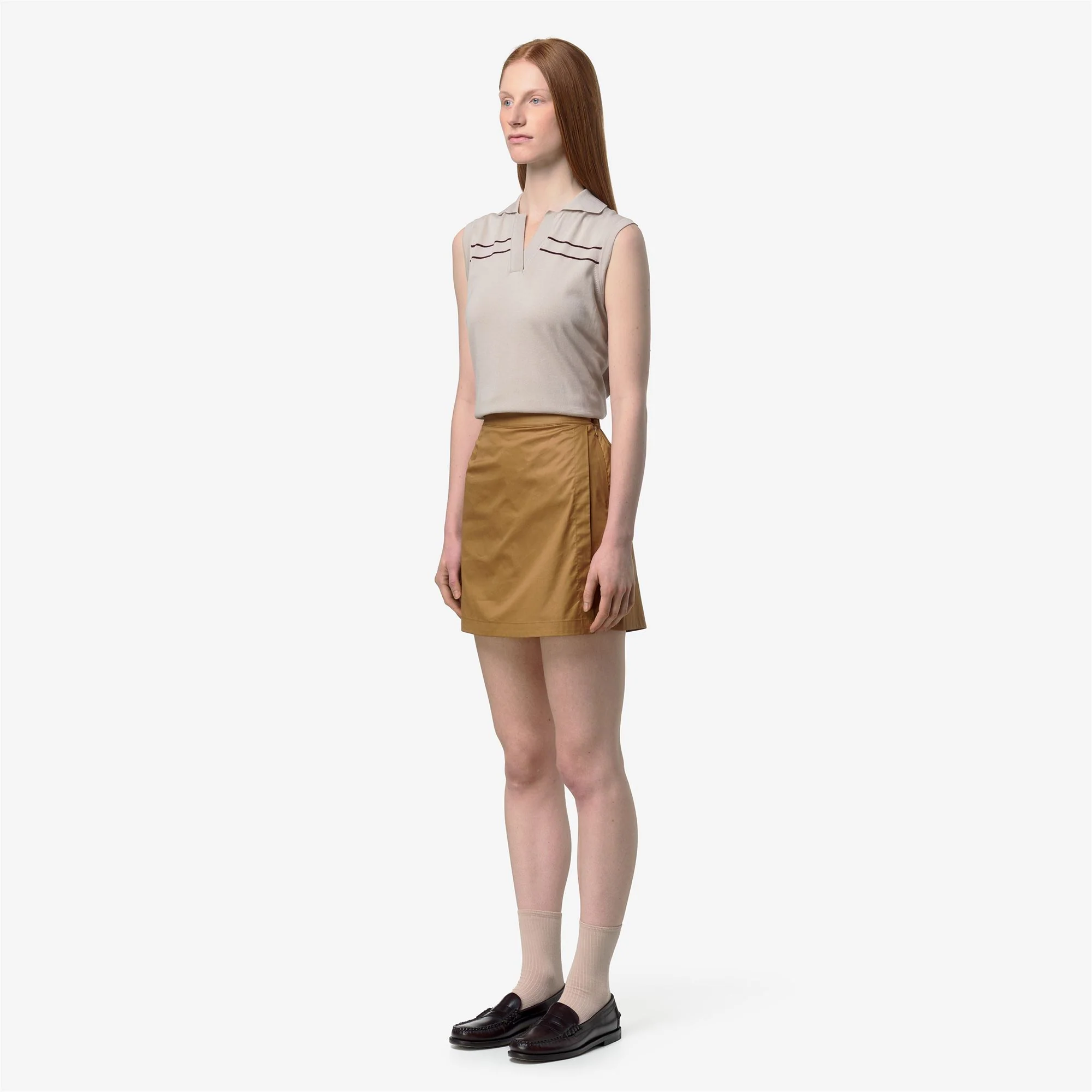LAMANDIE SHINY COTTON - Shorts - Sport  Shorts - Woman - BROWN BISTRE - Image 4