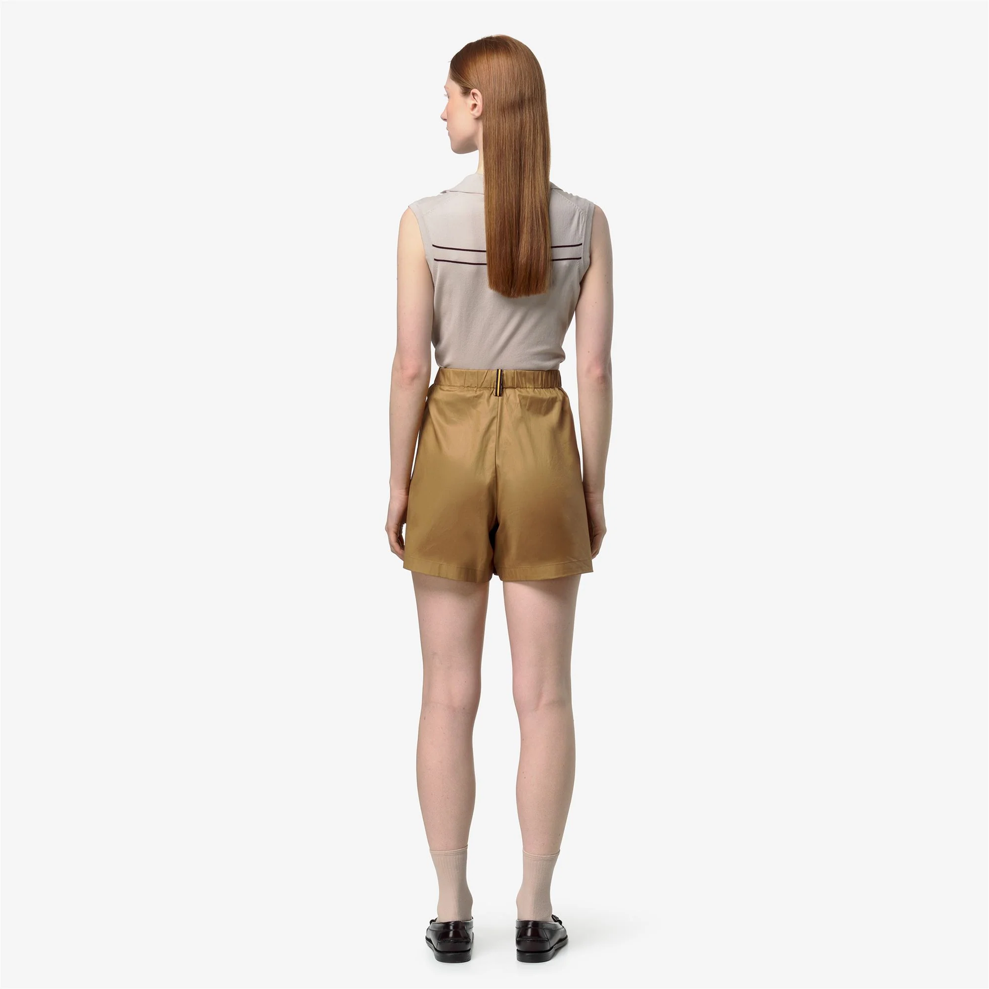 LAMANDIE SHINY COTTON - Shorts - Sport  Shorts - Woman - BROWN BISTRE - Image 5
