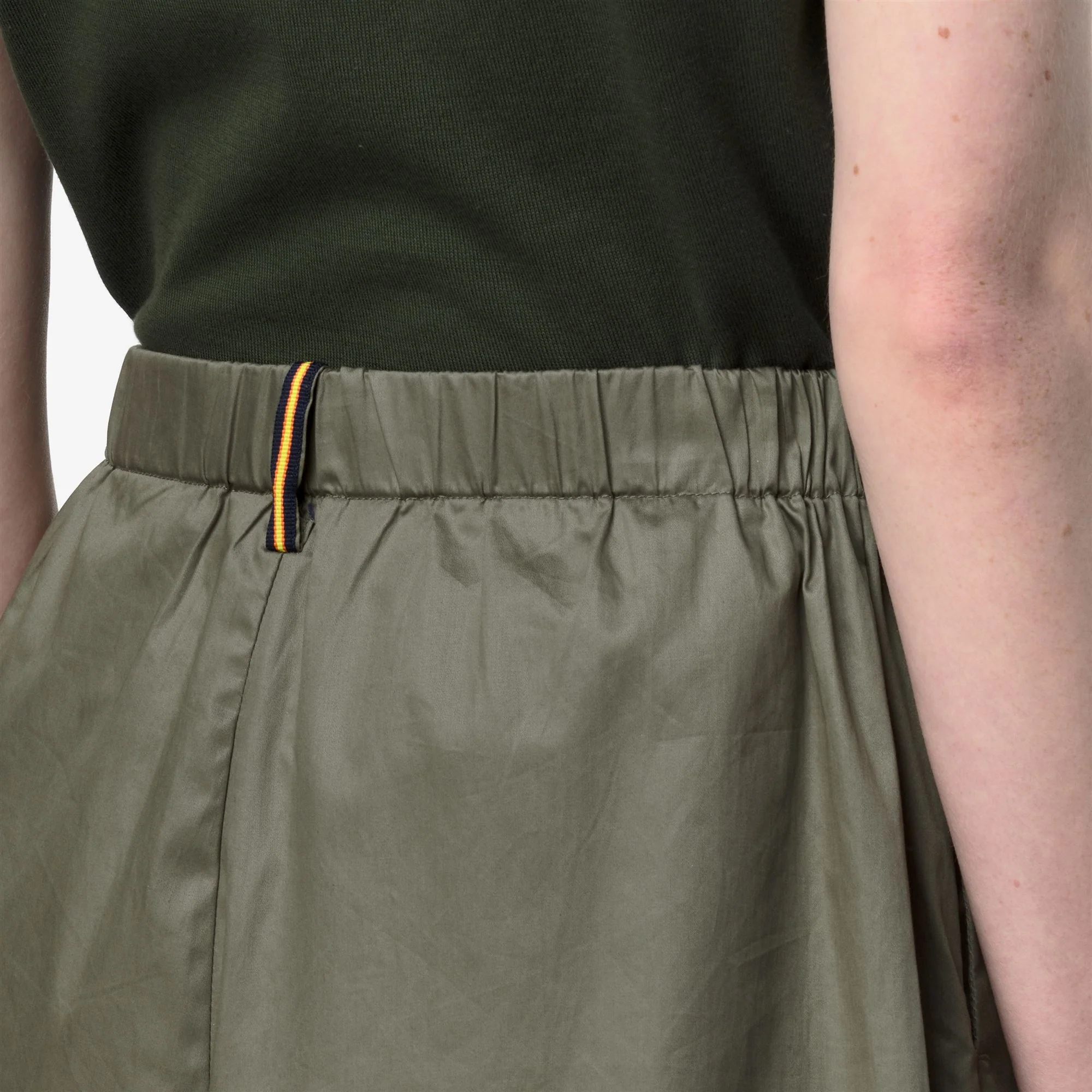 LAMANDIE SHINY COTTON - Shorts - Sport  Shorts - Woman - GREEN LICHEN - Image 2