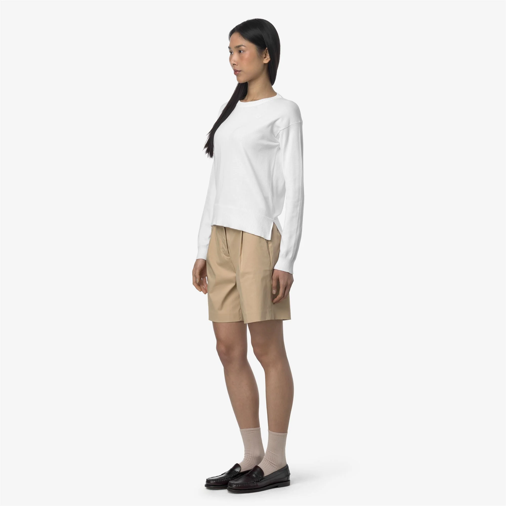 NIVE TWILL TECH - Shorts - CHINO - Woman - BEIGE ROPE - Image 4