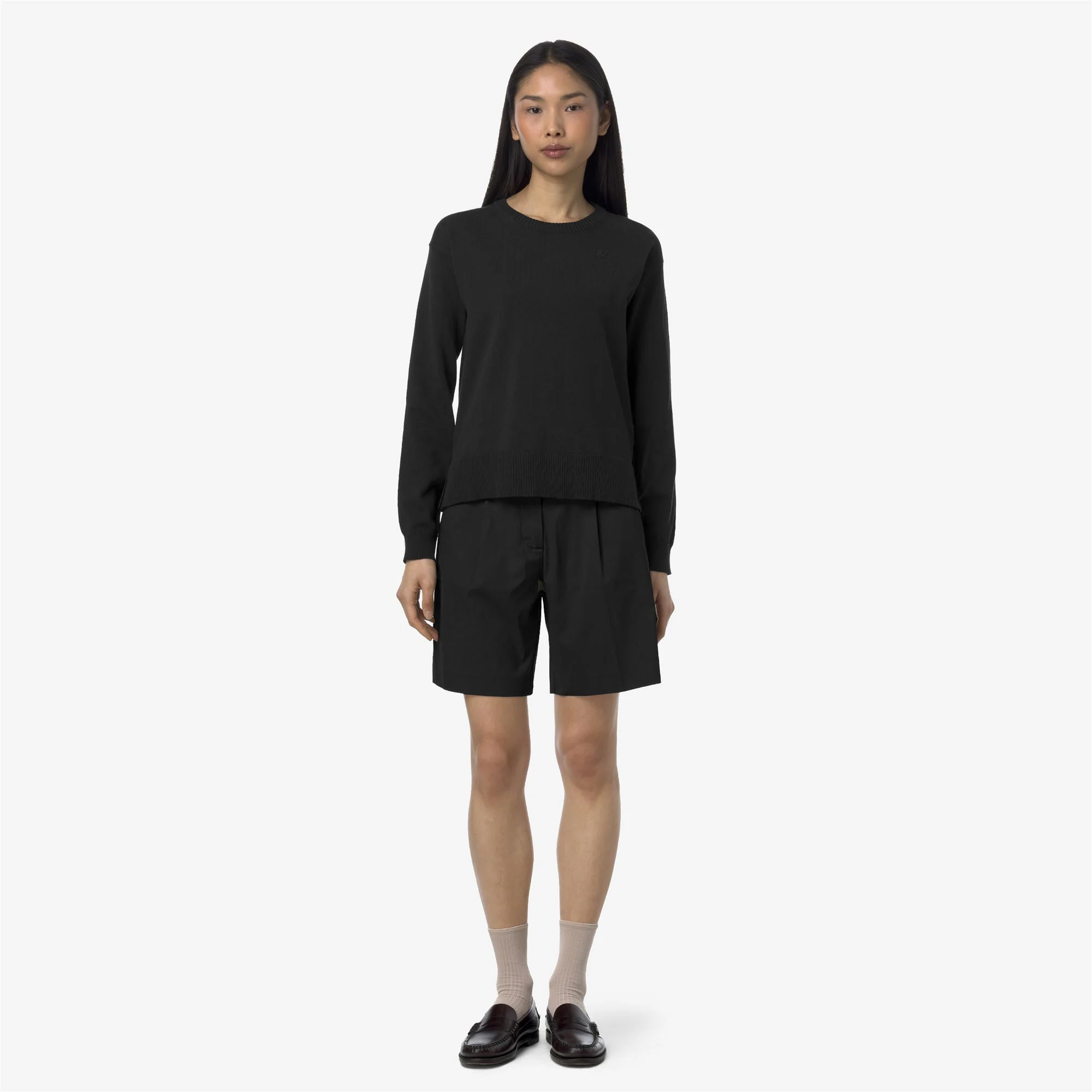 NIVE TWILL TECH - Shorts - CHINO - Woman - BLACK PURE - Image 3