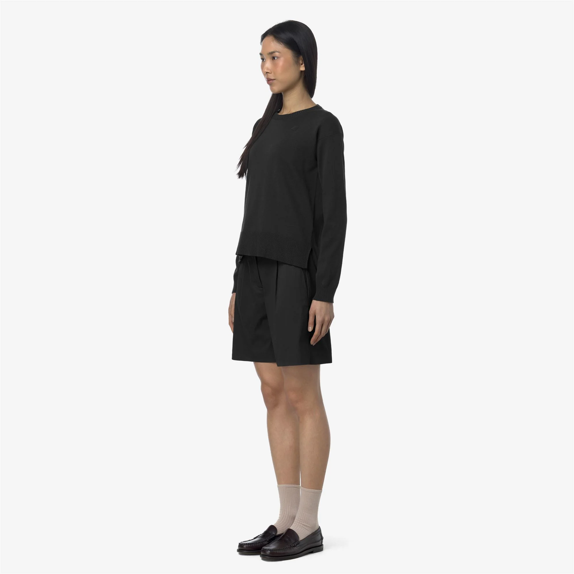 NIVE TWILL TECH - Shorts - CHINO - Woman - BLACK PURE - Image 4