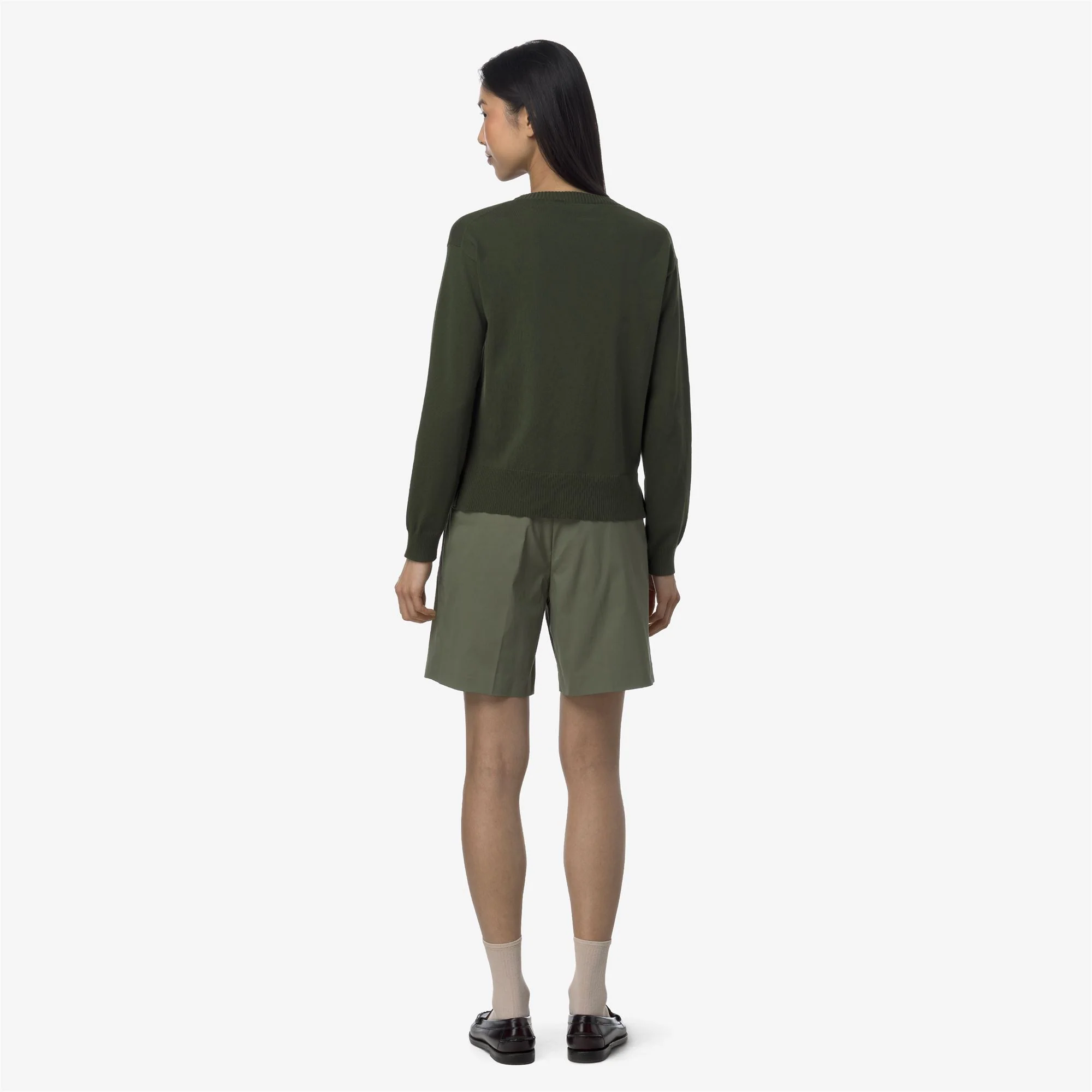 NIVE TWILL TECH - Shorts - CHINO - Woman - GREEN LICHEN - Image 5
