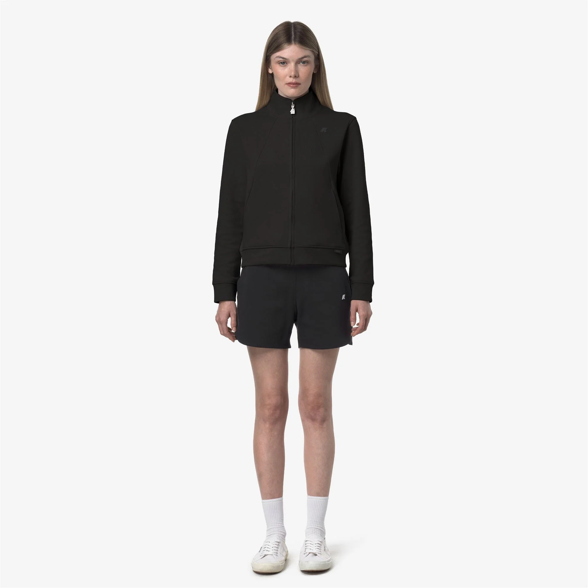 OTIEZE INTERLOCK - Shorts - Sport  Shorts - Woman - BLACK PURE - Image 3