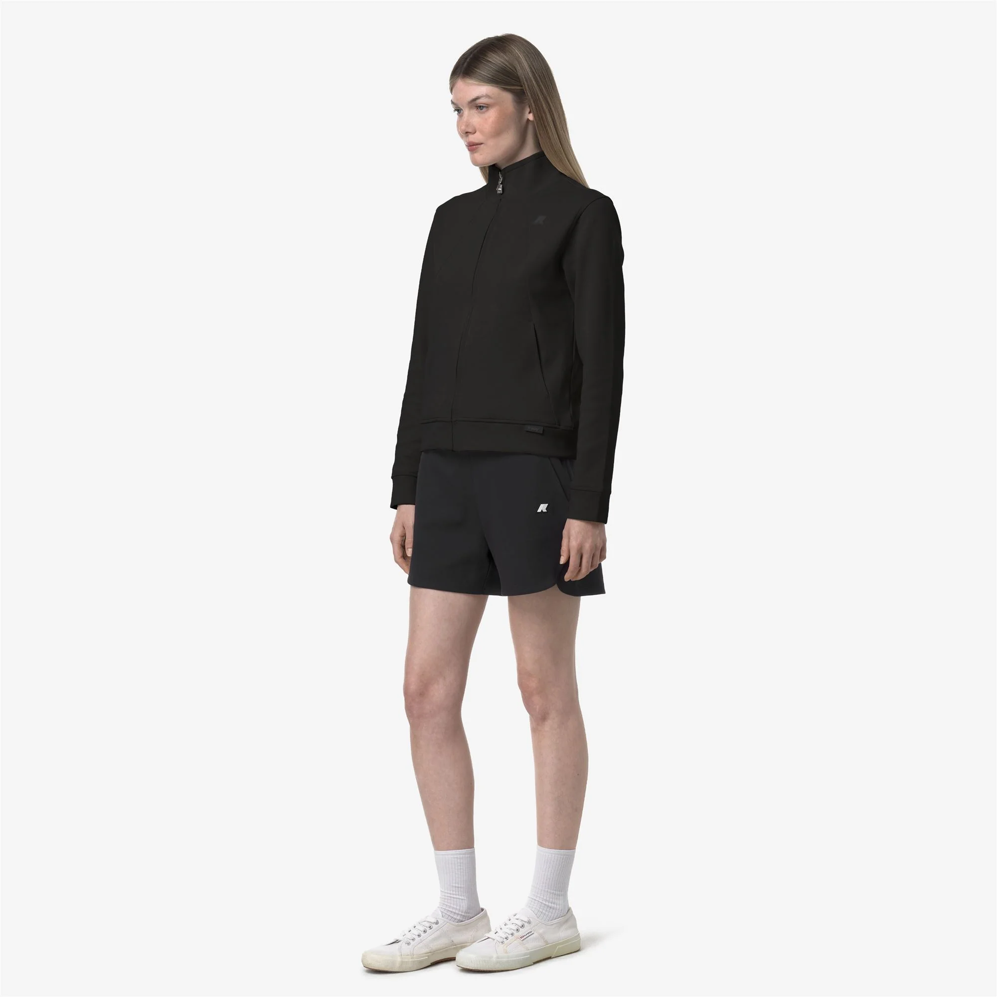 OTIEZE INTERLOCK - Shorts - Sport  Shorts - Woman - BLACK PURE - Image 4