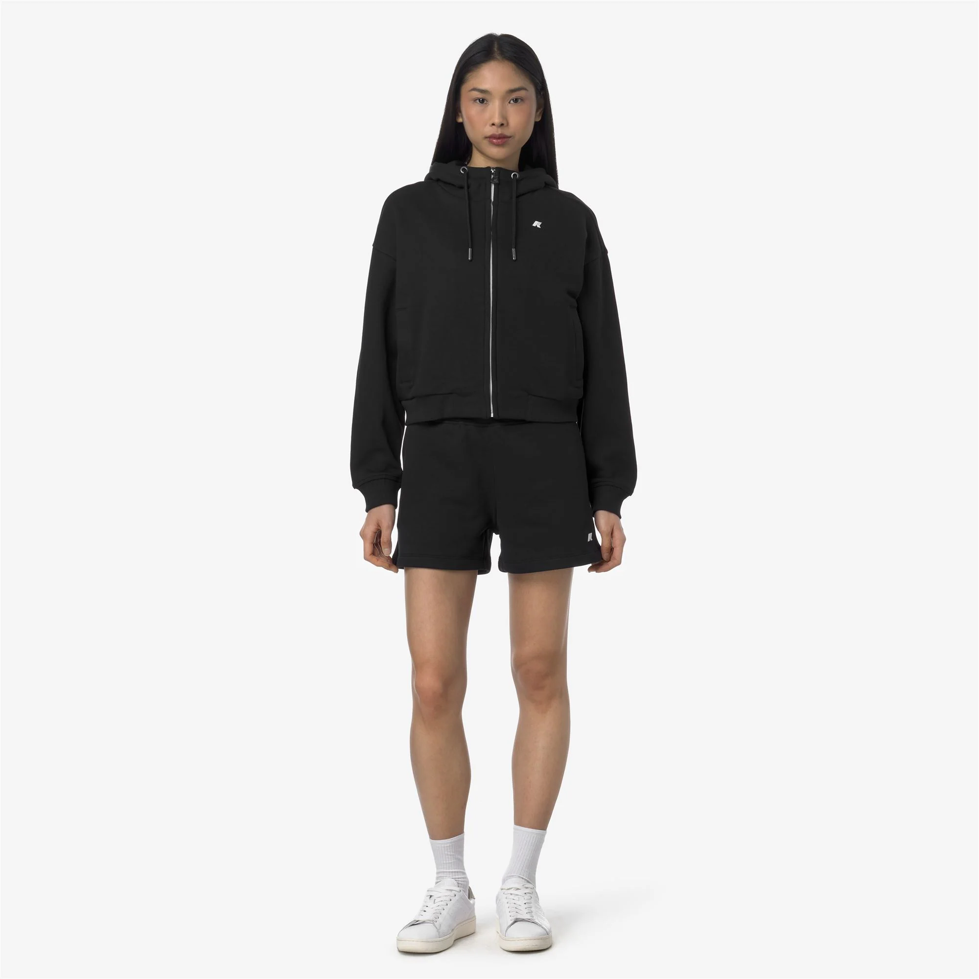 RIKA FRENCH TERRY - Shorts - Sport  Shorts - Woman - BLACK PURE - Image 3