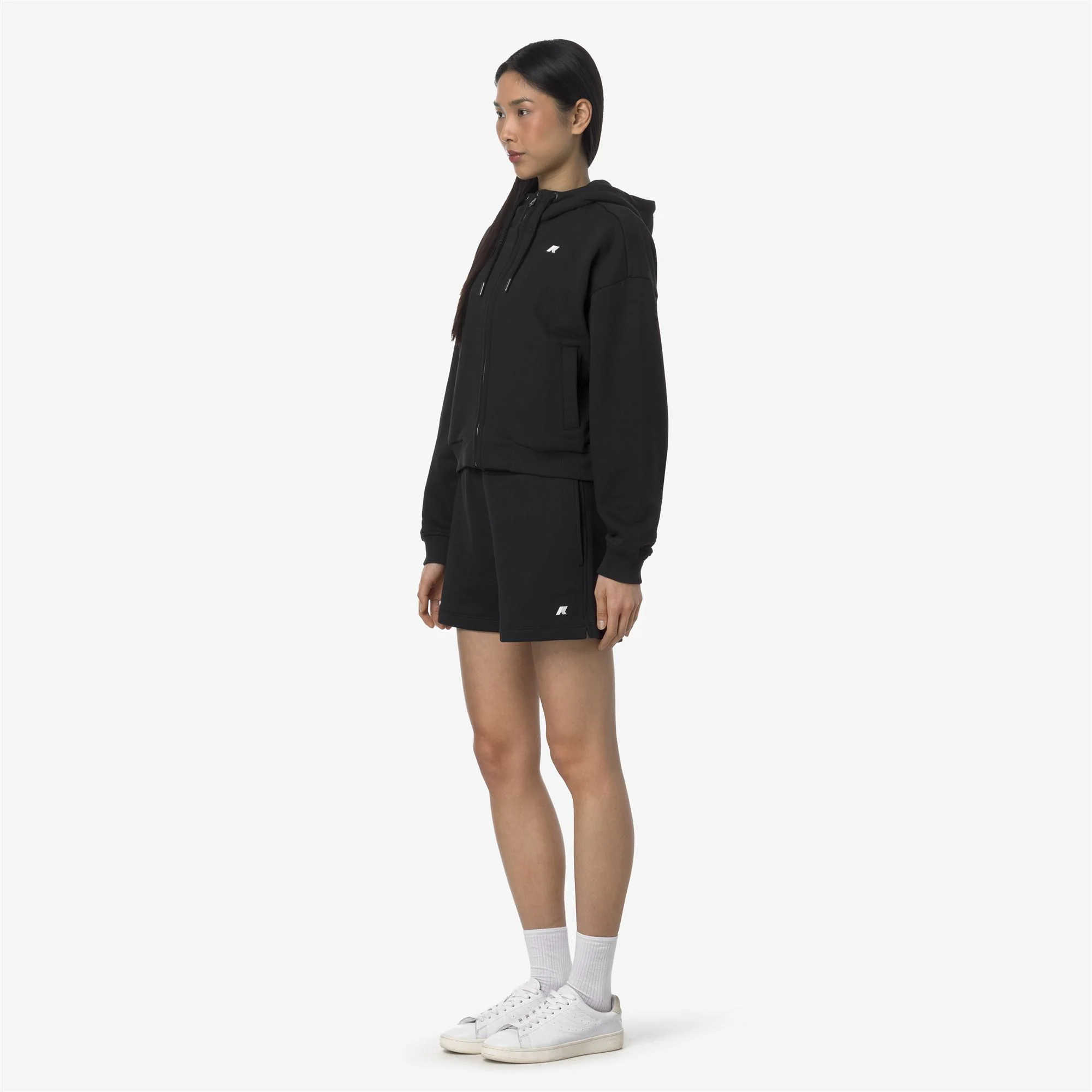 RIKA FRENCH TERRY - Shorts - Sport  Shorts - Woman - BLACK PURE - Image 4