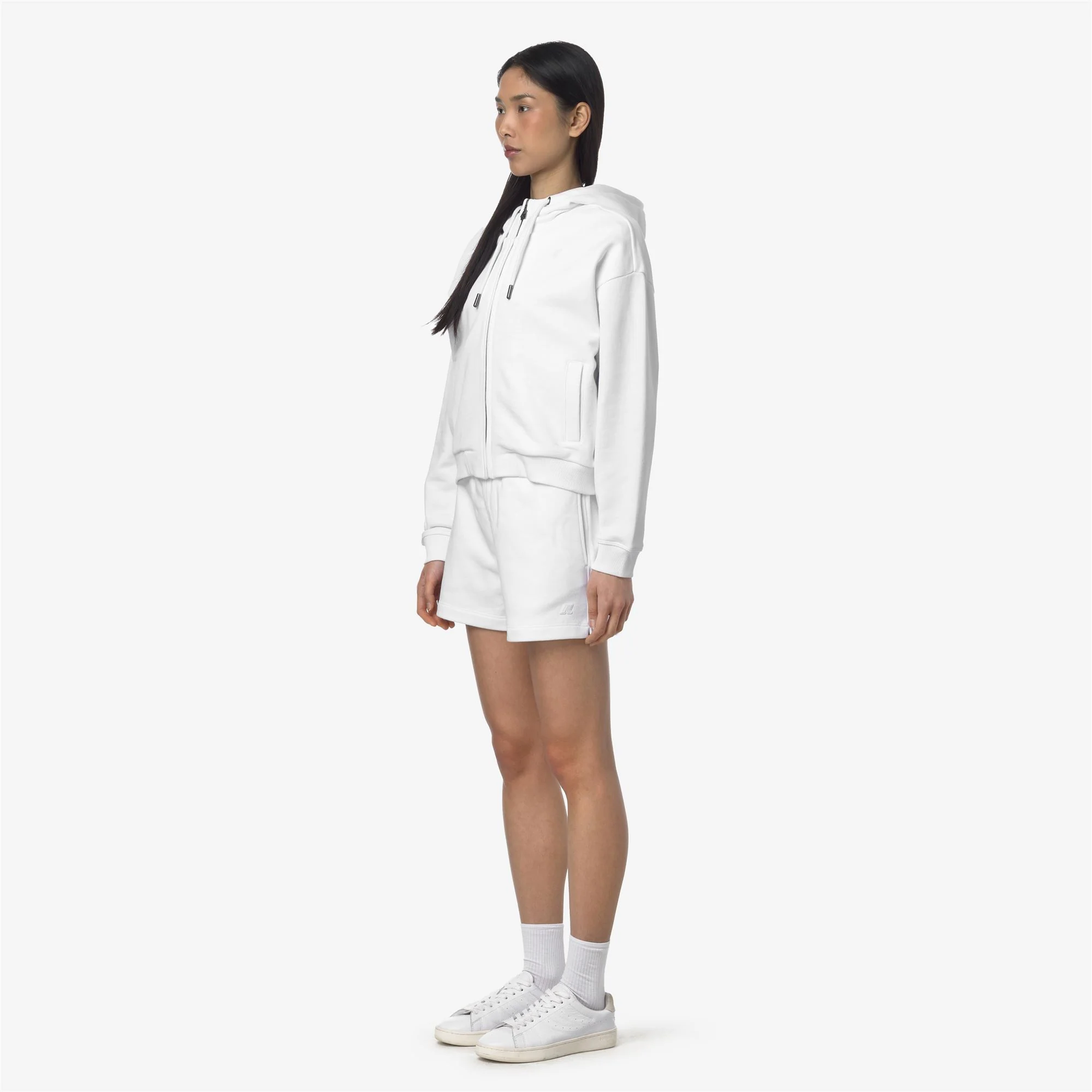 RIKA FRENCH TERRY - Shorts - Sport  Shorts - Woman - WHITE - Image 4