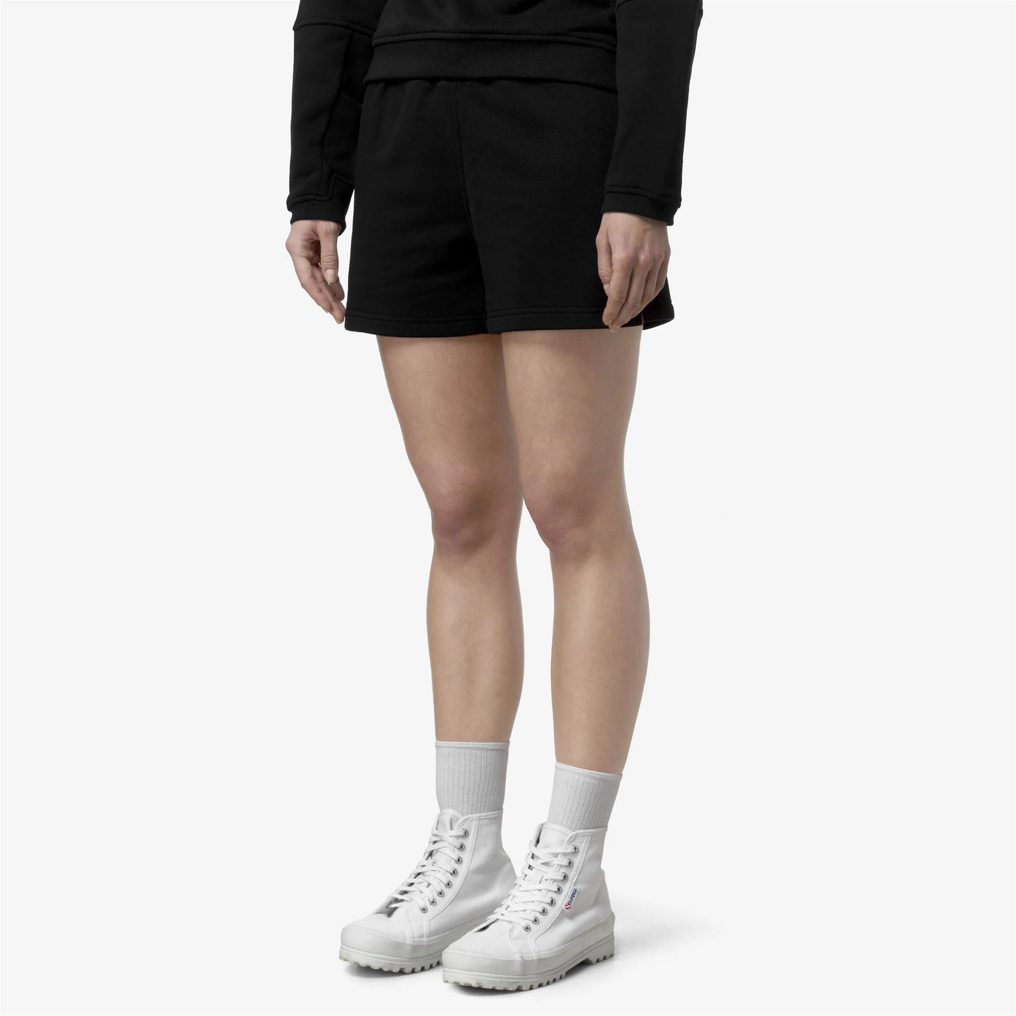 RIKA POLY COTTON - Shorts - Sport  Shorts - Woman - BLACK PURE - Image 4
