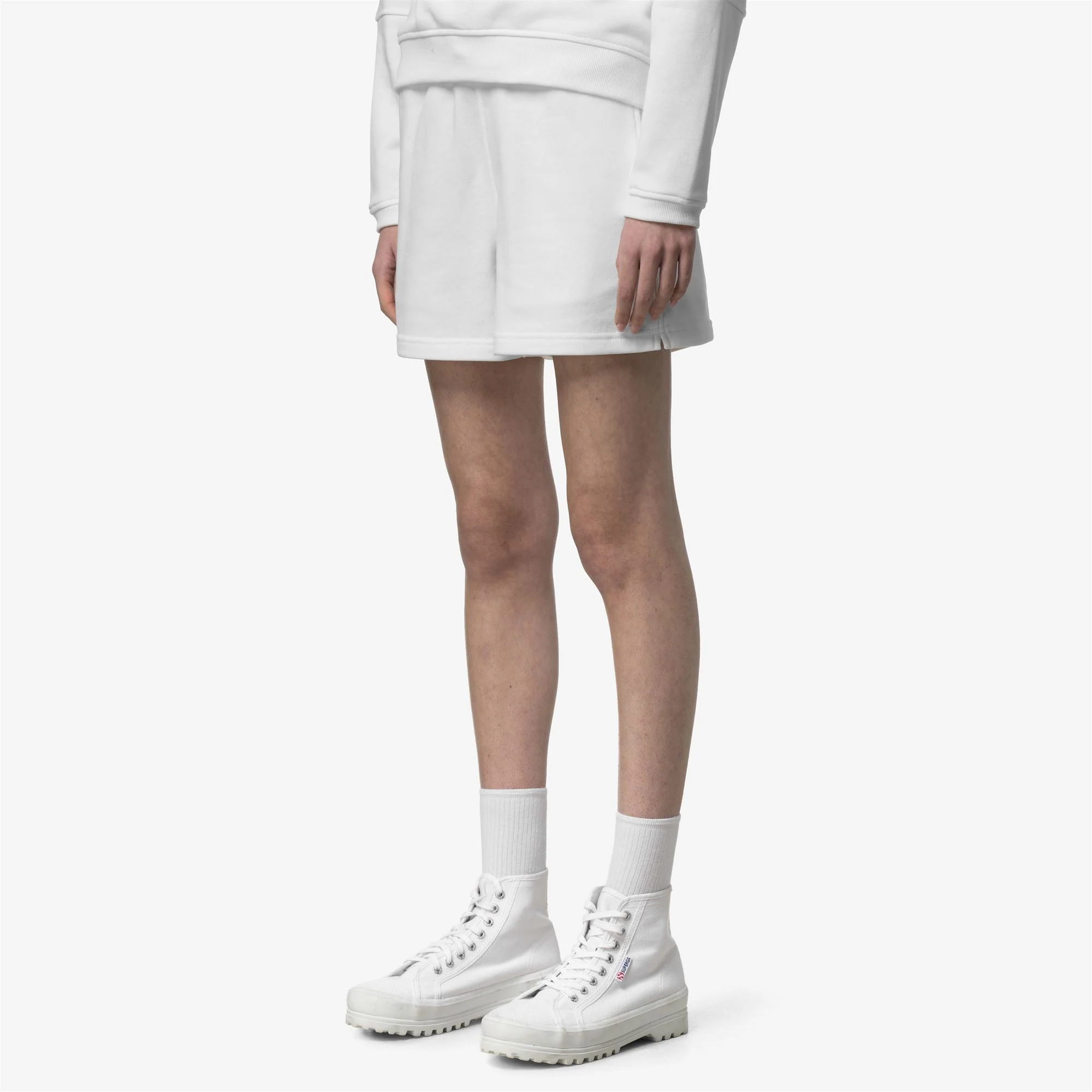 RIKA POLY COTTON - Shorts - Sport  Shorts - Woman - WHITE - Image 4