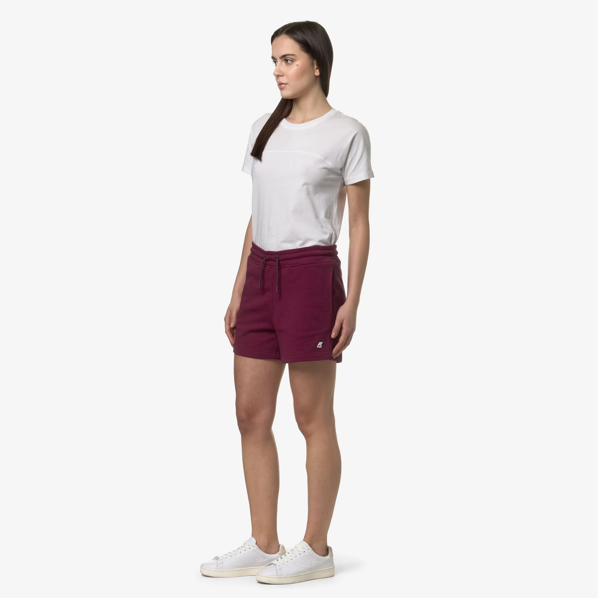 RIKA - Shorts - Sport  Shorts - Woman - RED DK - Image 4