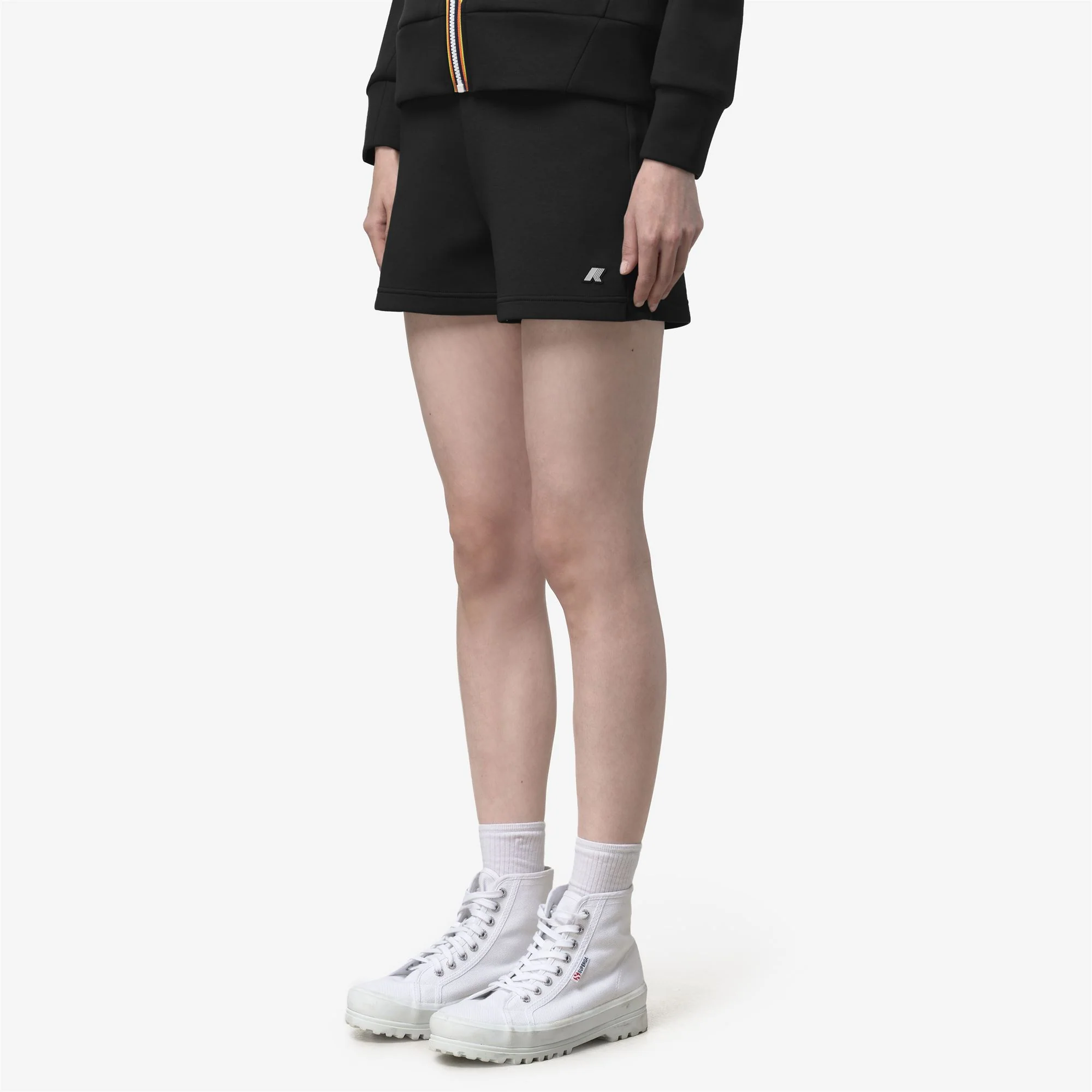 RIKELLE LIGHT SPACER - Shorts - Sport  Shorts - Woman - BLACK PURE - Image 4