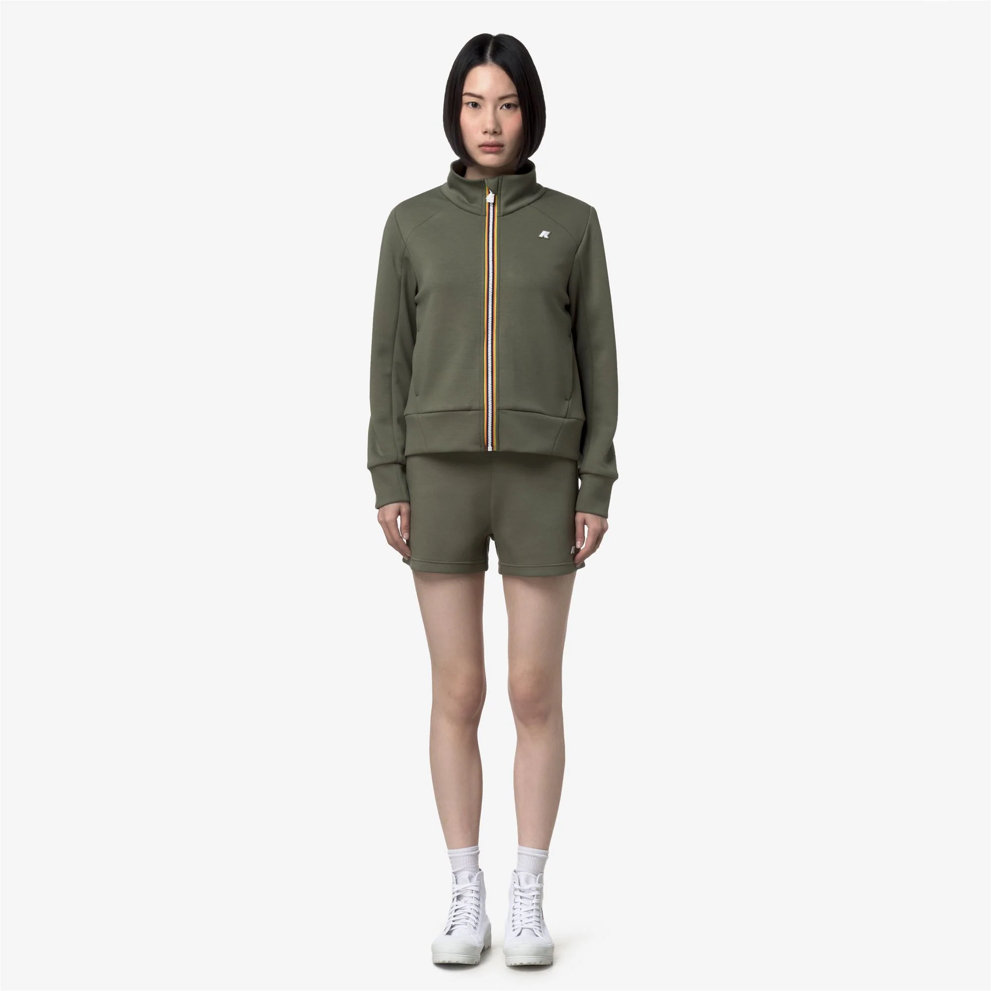 RIKELLE LIGHT SPACER - Shorts - Sport  Shorts - Woman - GREEN LICHEN - Image 3