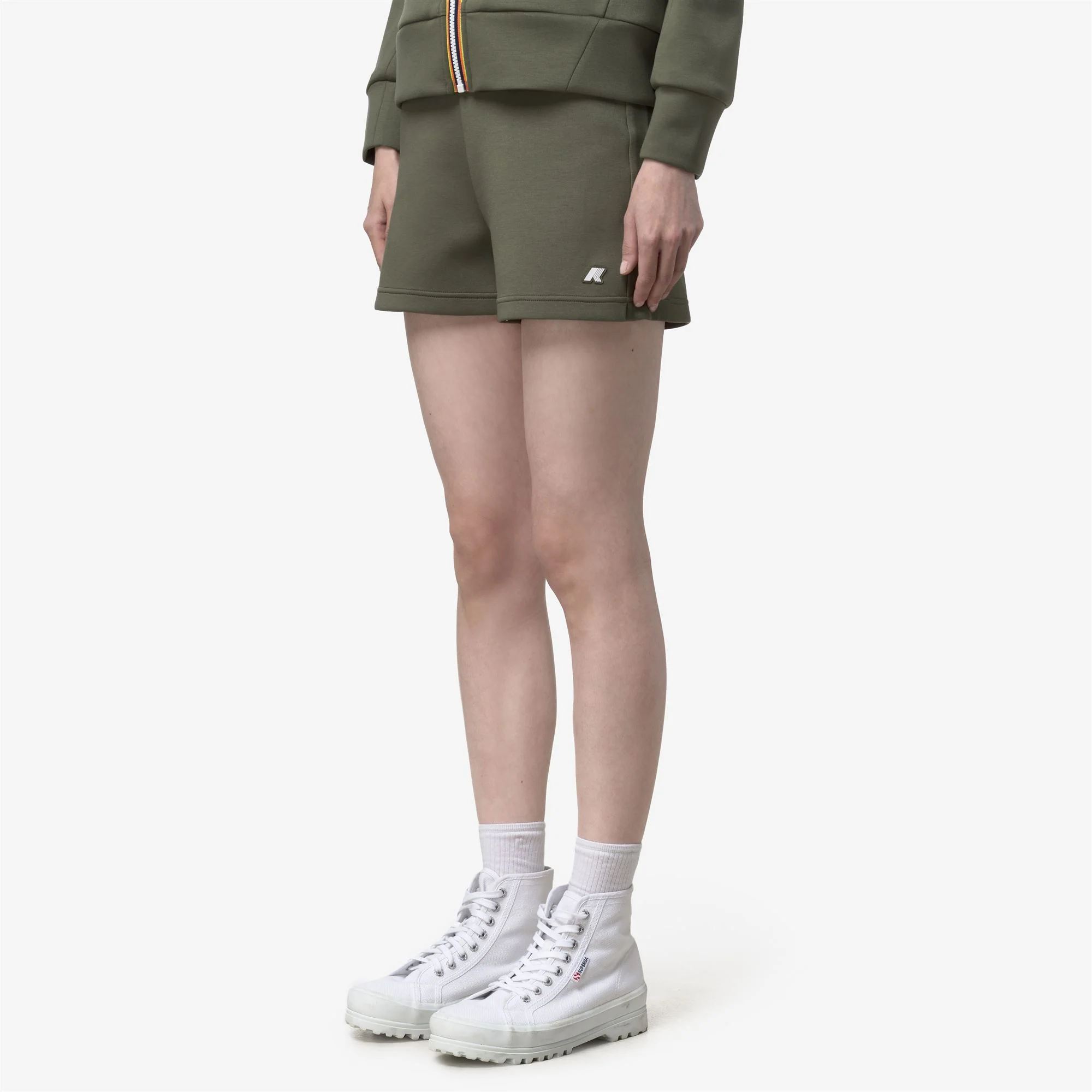 RIKELLE LIGHT SPACER - Shorts - Sport  Shorts - Woman - GREEN LICHEN - Image 4