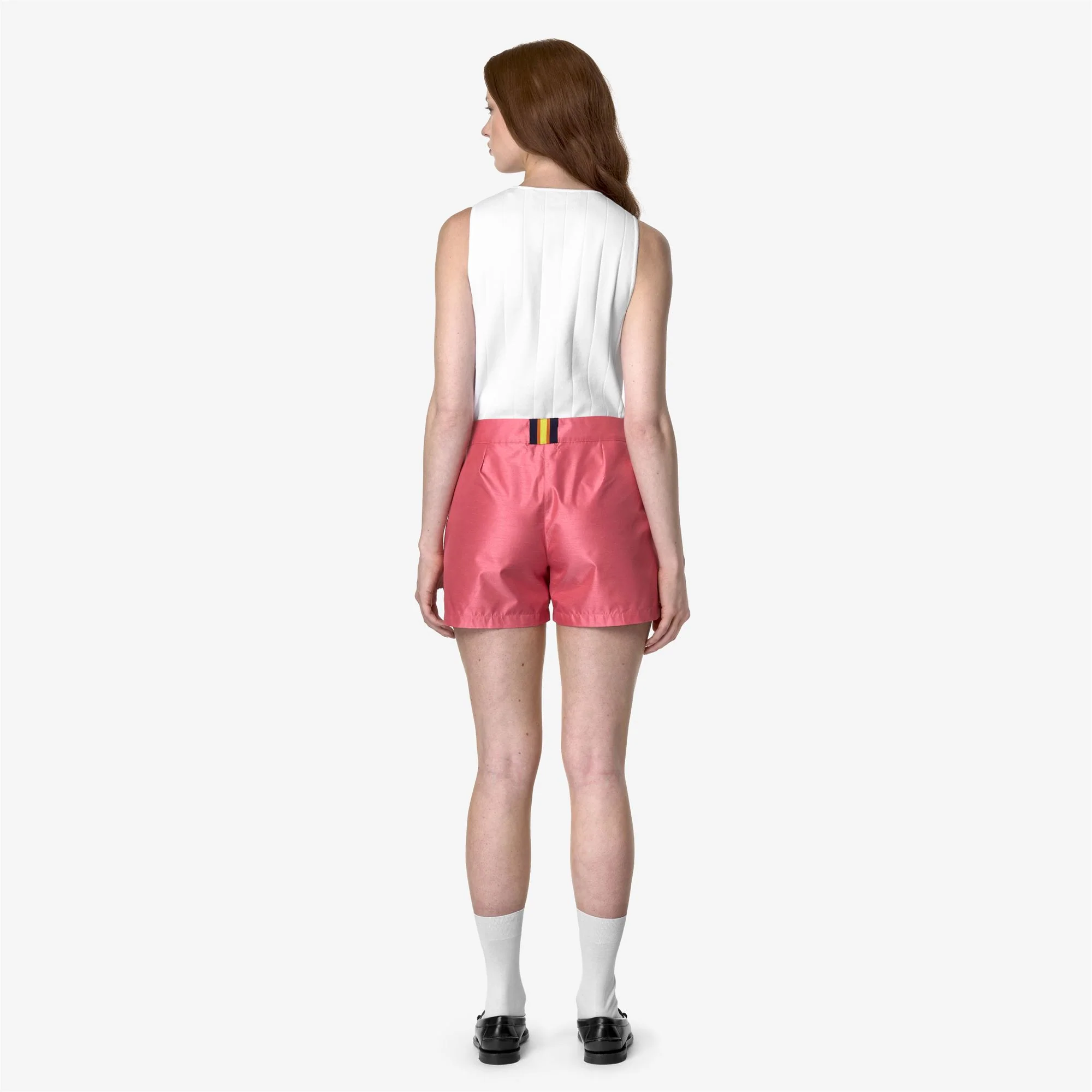 SHORY SHANTUNG - LIKE 2L - Shorts - Sport  Shorts - Woman - PINK CAMELIA SHANTUNG - Image 5