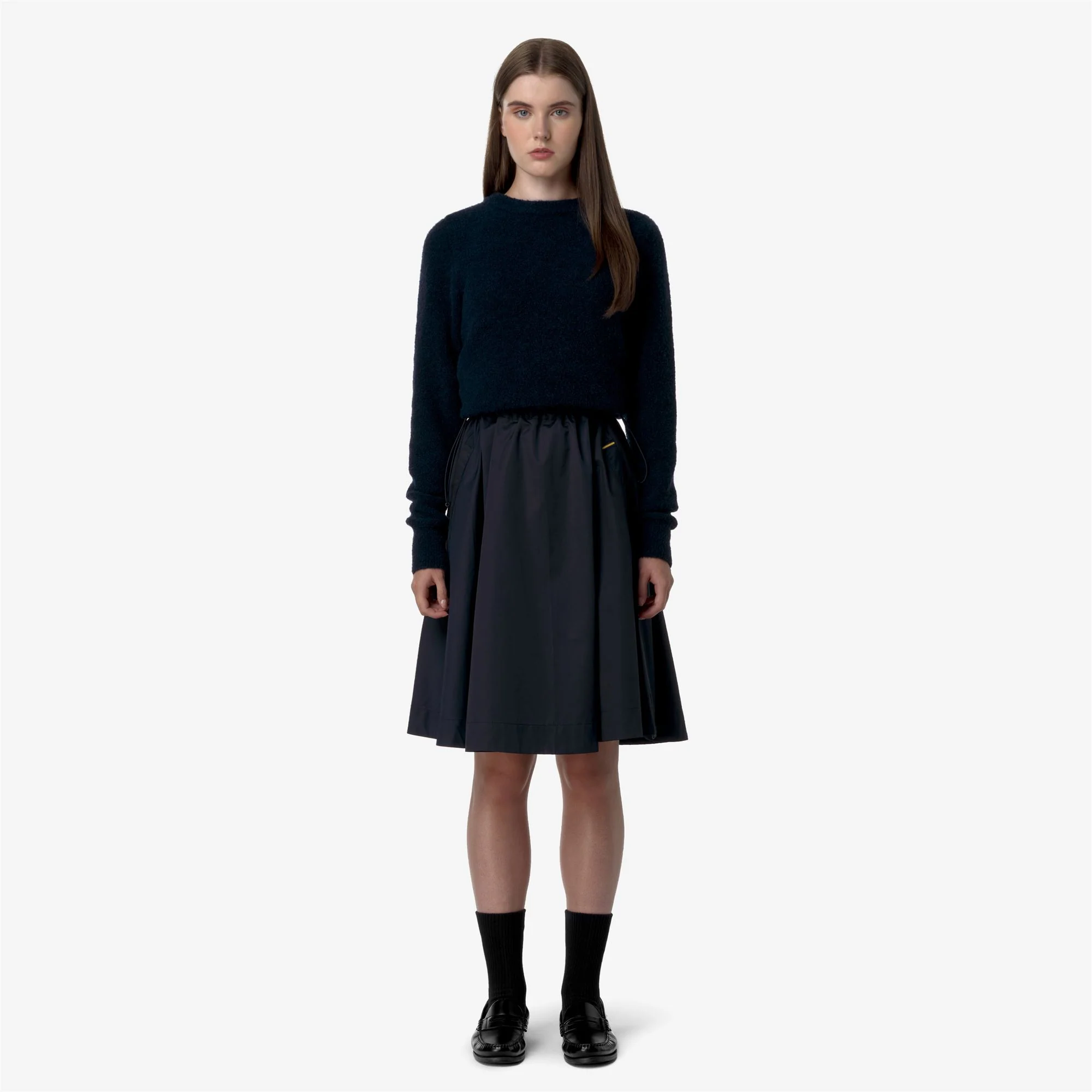 GAELA SATIN - Skirts - Longuette - Woman - BLUE DEPTH - Image 3