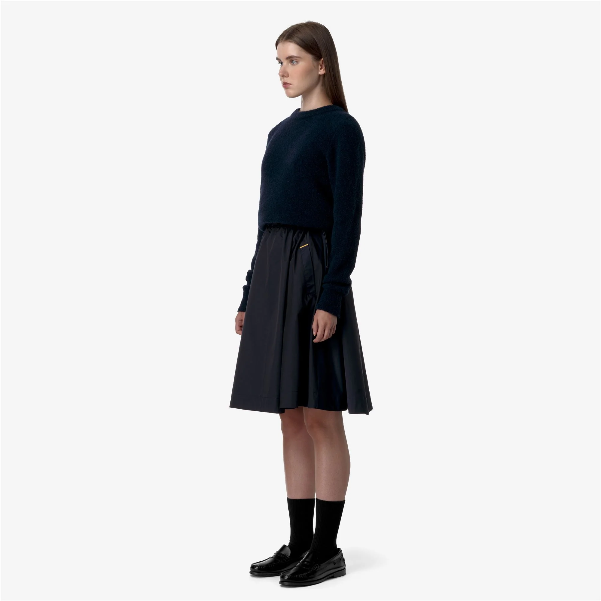 GAELA SATIN - Skirts - Longuette - Woman - BLUE DEPTH - Image 4
