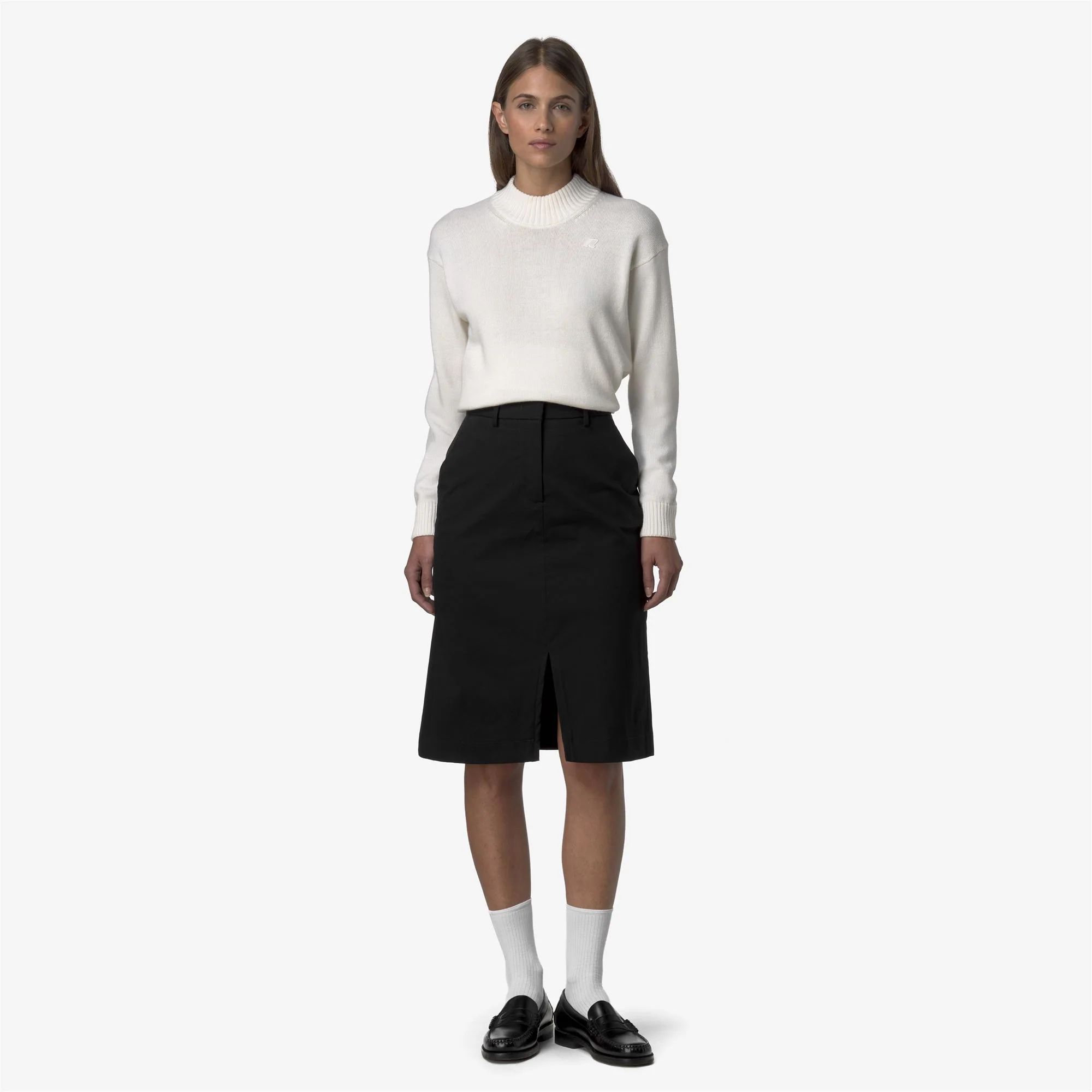MAEVE TWILL TECH PEACH - Skirts - Longuette - Woman - BLACK PURE - Image 3
