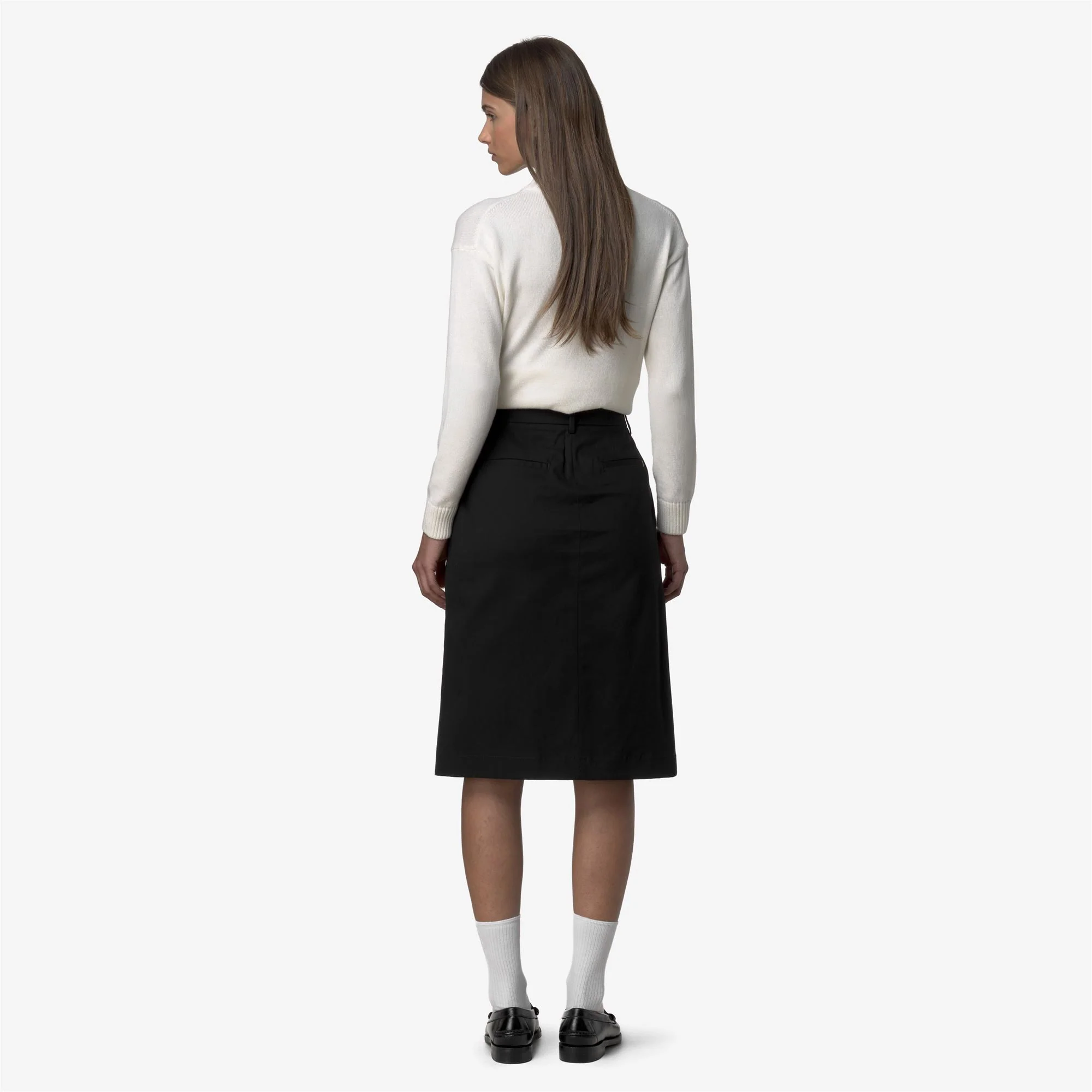 MAEVE TWILL TECH PEACH - Skirts - Longuette - Woman - BLACK PURE - Image 5